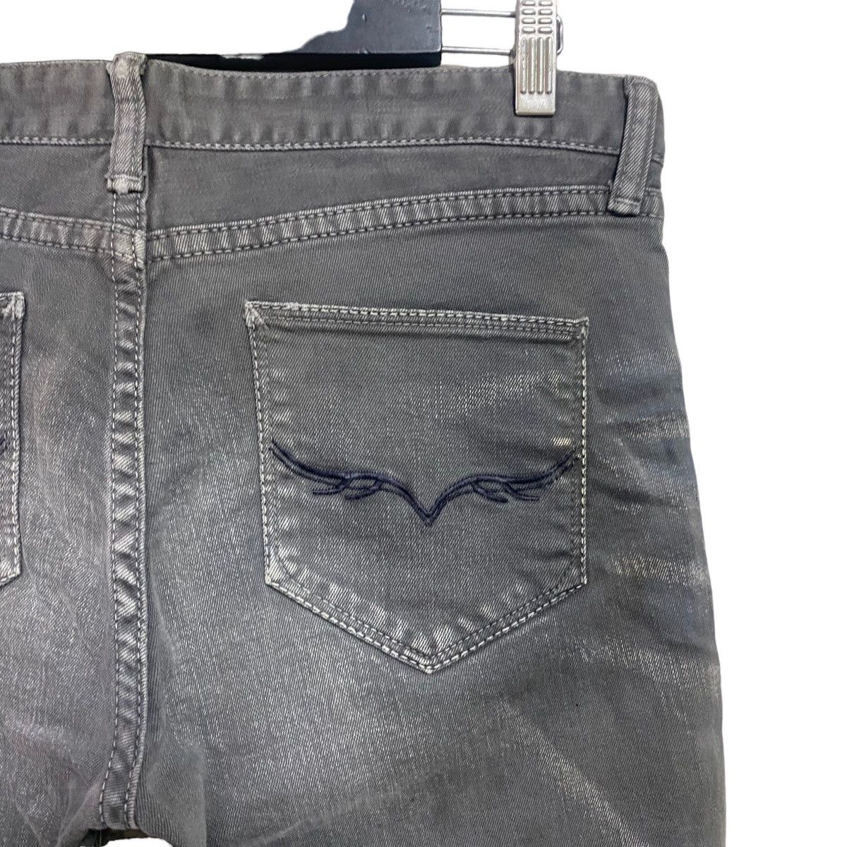 GOSTAR DE FUGA Gostar De Fuga Grey Denim Distressed Nice Fade Jeans Size US 31 - 10 Thumbnail