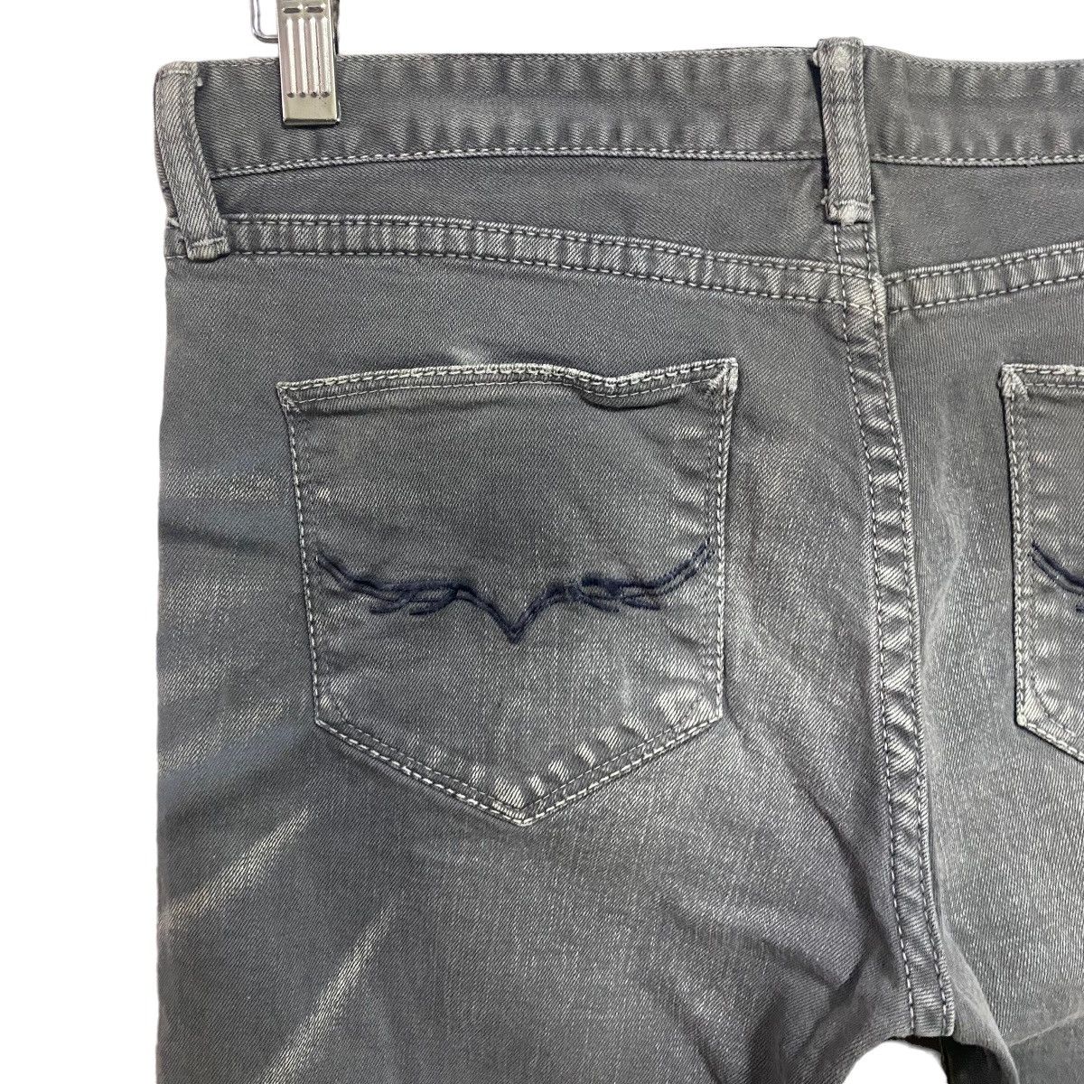 GOSTAR DE FUGA Gostar De Fuga Grey Denim Distressed Nice Fade Jeans Size US 31 - 11 Thumbnail