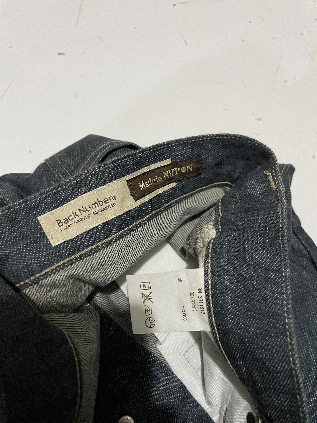 Japanese Brand Jeans Jean Diadem x Back Number Selvedge japon Size US 32 / EU 48 - 13 Thumbnail