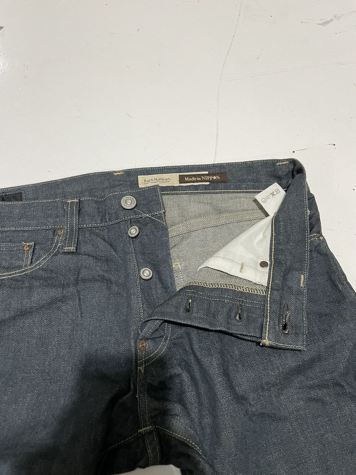 Japanese Brand Jeans Jean Diadem x Back Number Selvedge japon Size US 32 / EU 48 - 9 Thumbnail