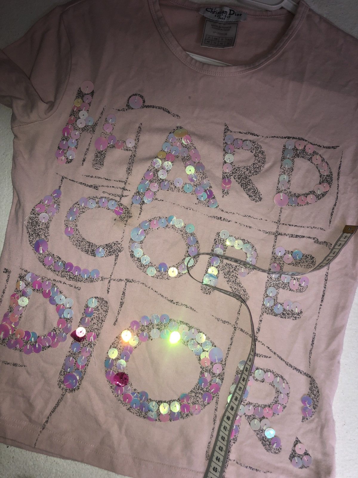 Christian Dior Monsieur × Vintage Christian Dior Paris Vintage Sequins Logo Long sleeve Tshirt Size S / US 4 / IT 40 - 5 Thumbnail