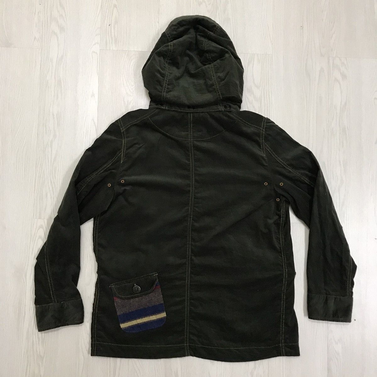 Native × Vintage Vintage Navajo Corduroy Jacket Lime Inc Japan Size US M / EU 48-50 / 2 - 3 Thumbnail
