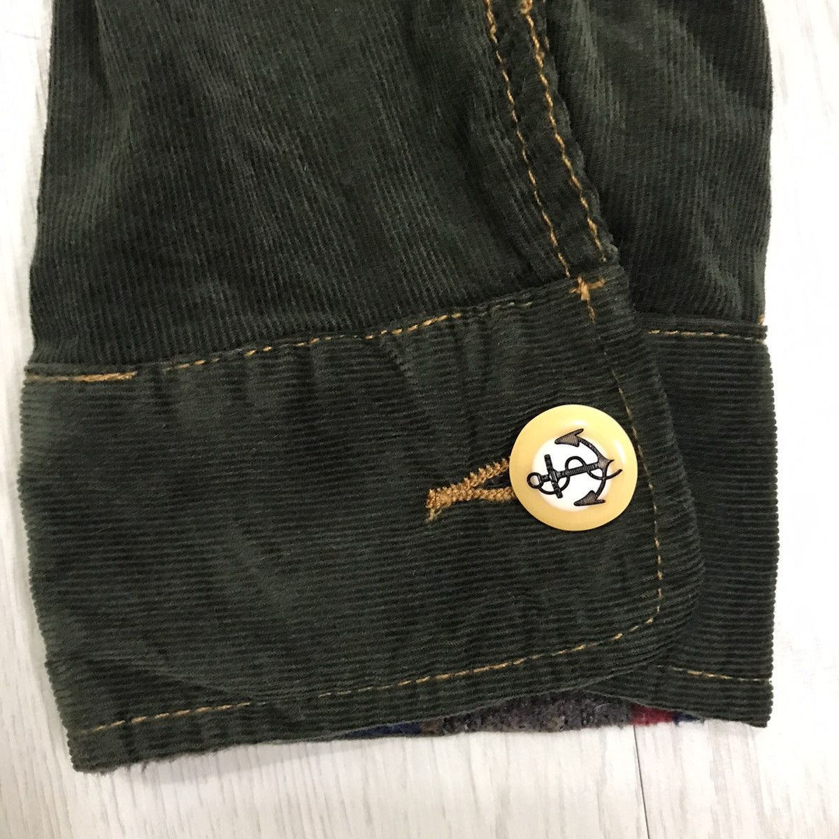 Native × Vintage Vintage Navajo Corduroy Jacket Lime Inc Japan Size US M / EU 48-50 / 2 - 11 Thumbnail