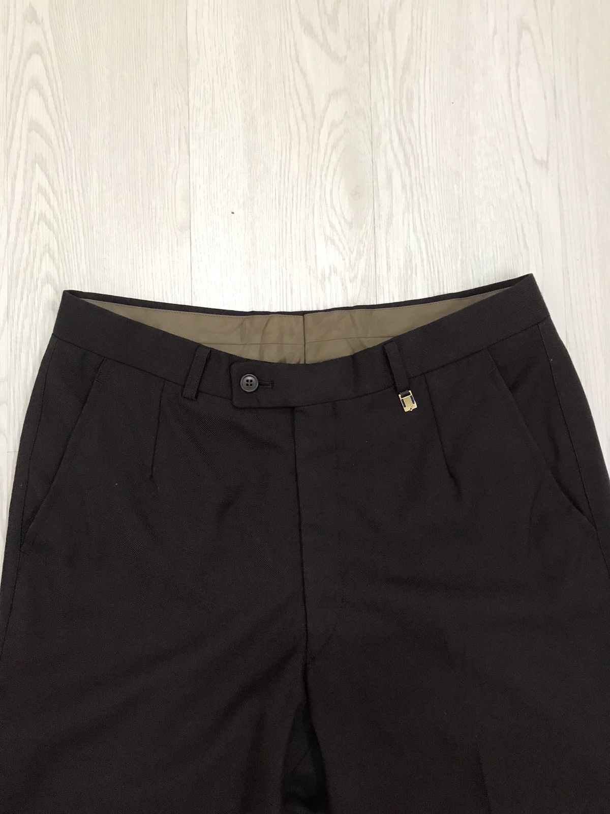 Lanvin × Vintage Vintage Lanvin Paris Wool Trouser Pants Formal Office Pants Size US 32 / EU 48 - 3 Thumbnail