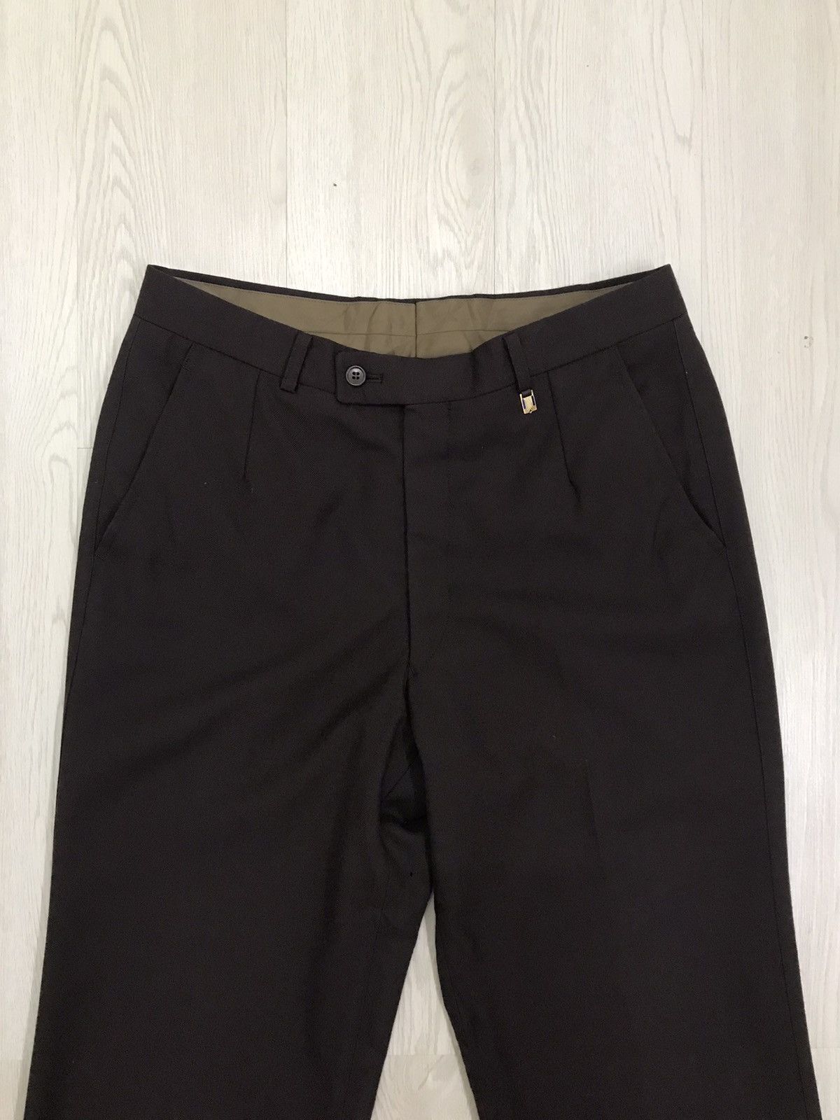 Lanvin × Vintage Vintage Lanvin Paris Wool Trouser Pants Formal Office Pants Size US 32 / EU 48 - 2 Thumbnail