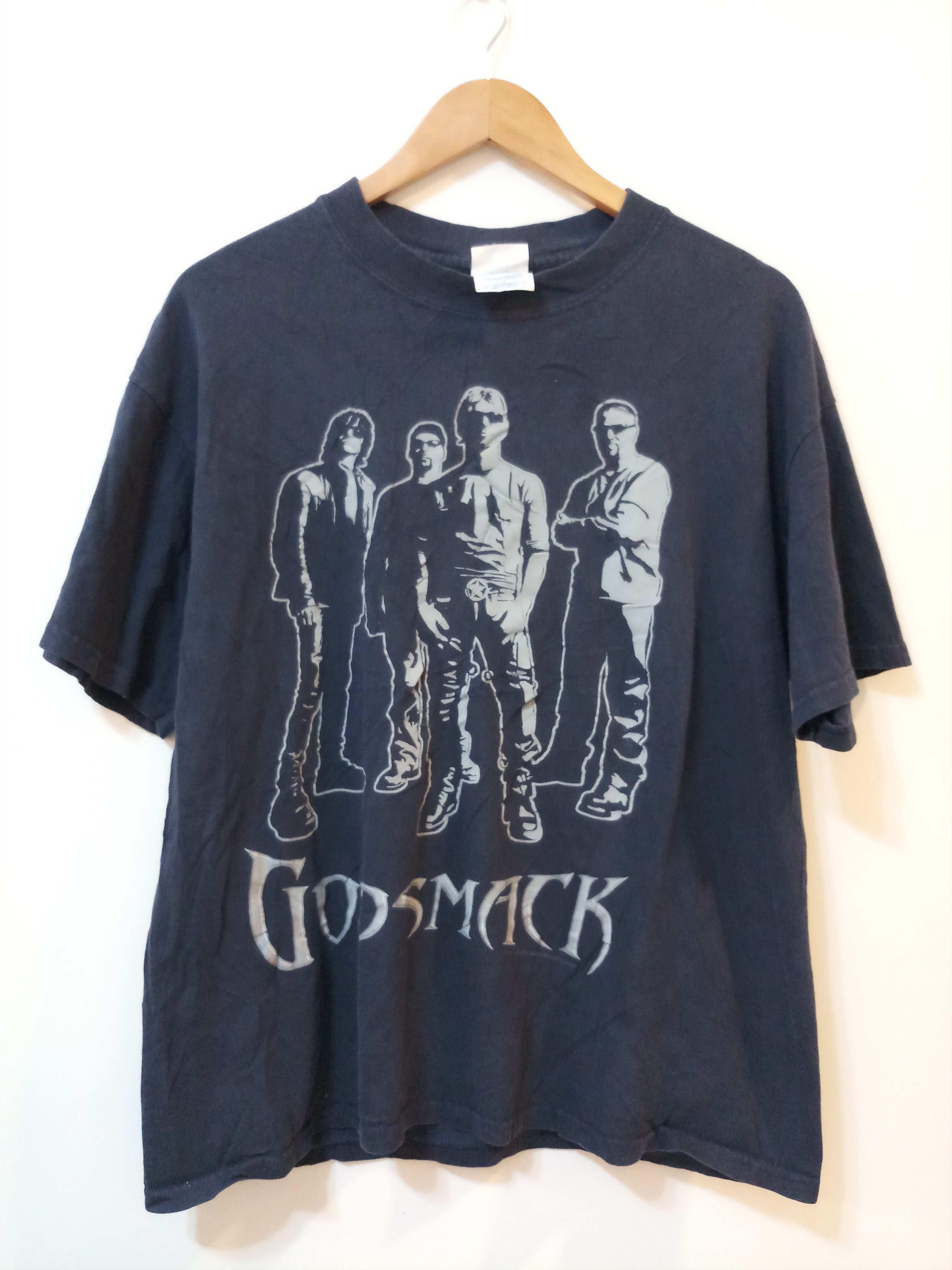 Vintage Vintage 00s Godsmack 2003 Band T Shirt Size US L / EU 52-54 / 3 - 1 Thumbnail