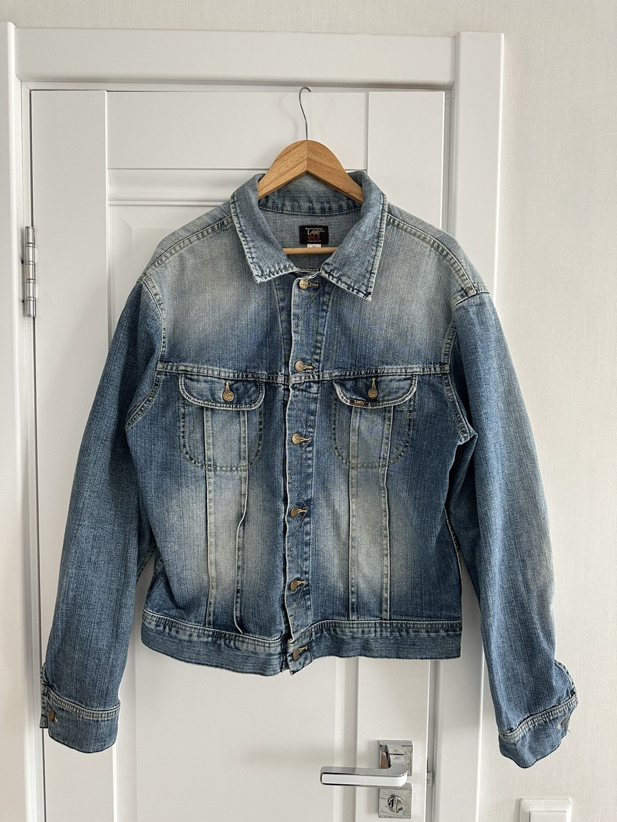 Lee Lee Denim Jeans Jacket Size US XL / EU 56 / 4 - 1 Thumbnail