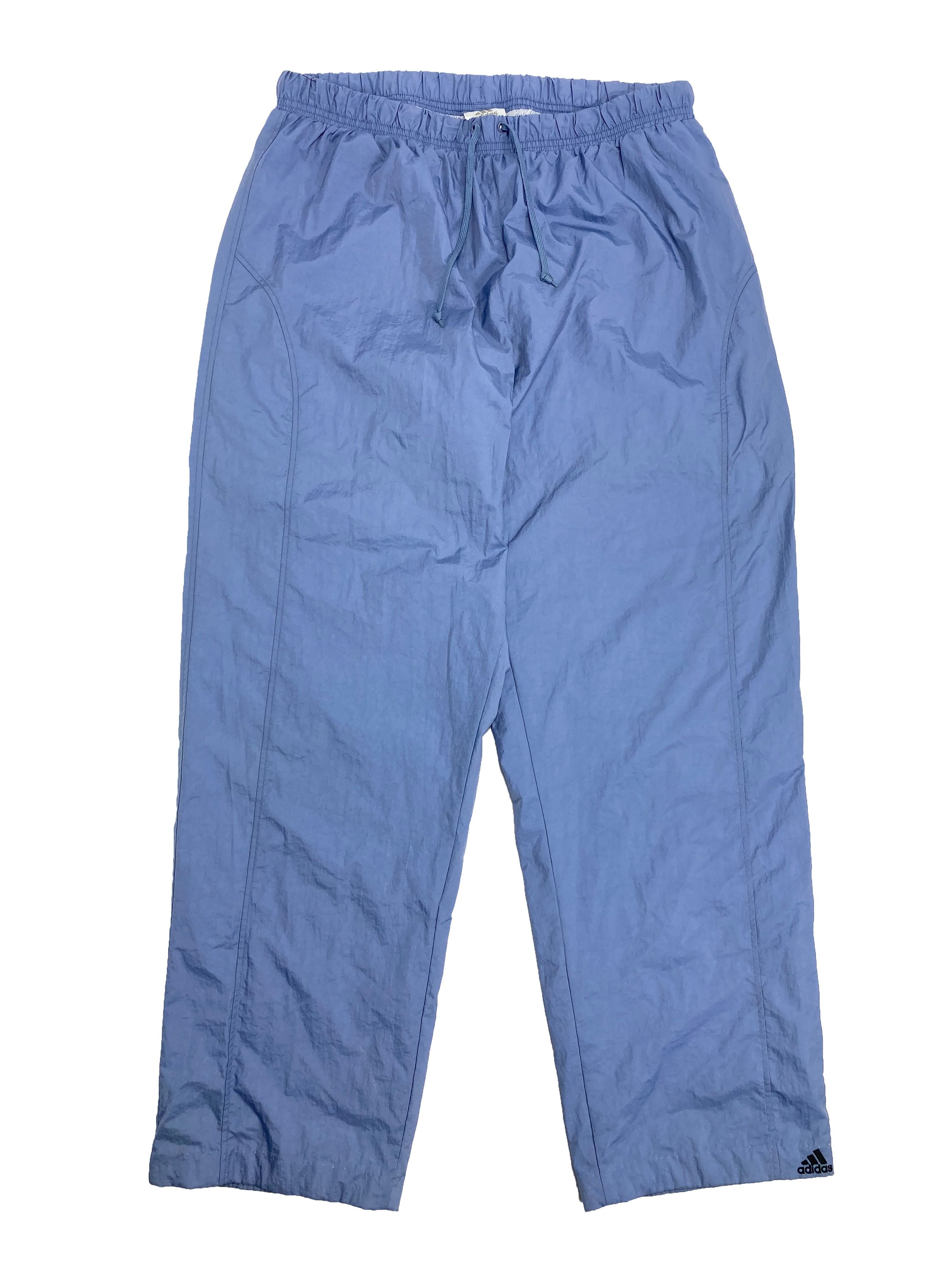 Adidas × Japanese Brand × Vintage Adidas 2002 Vintage Baggy Nylon Wind Pants Size US 36 / EU 52 - 1 Thumbnail