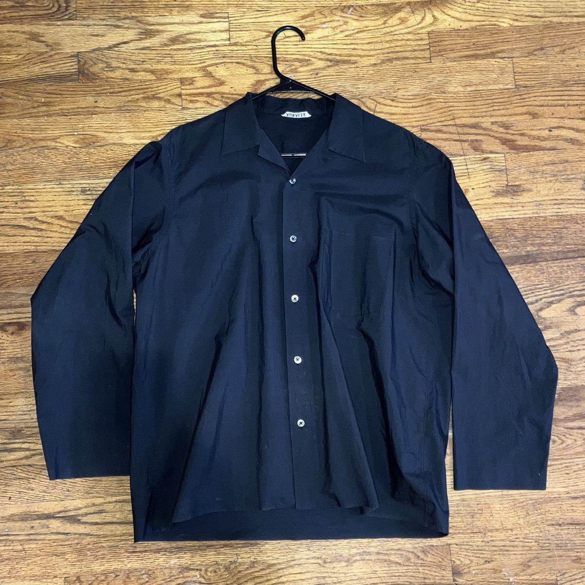 AURALEE SELVEDGE WEATHER CLOTH SHIRTS