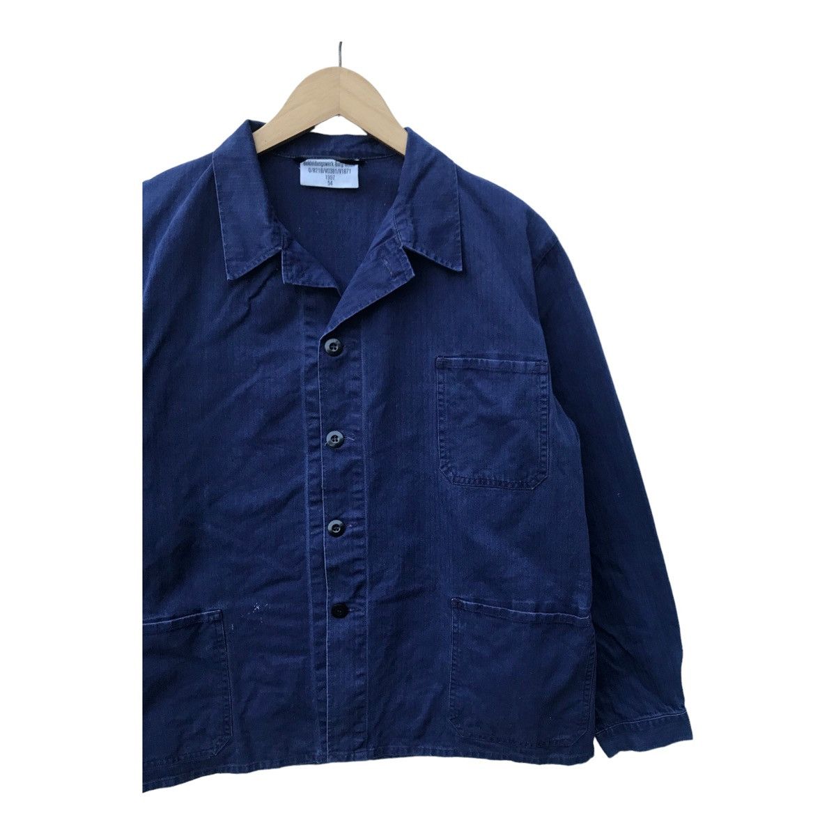 Vintage Vintage Herringbone Workwear Chore Jacket Size US L / EU 52-54 / 3 - 3 Thumbnail