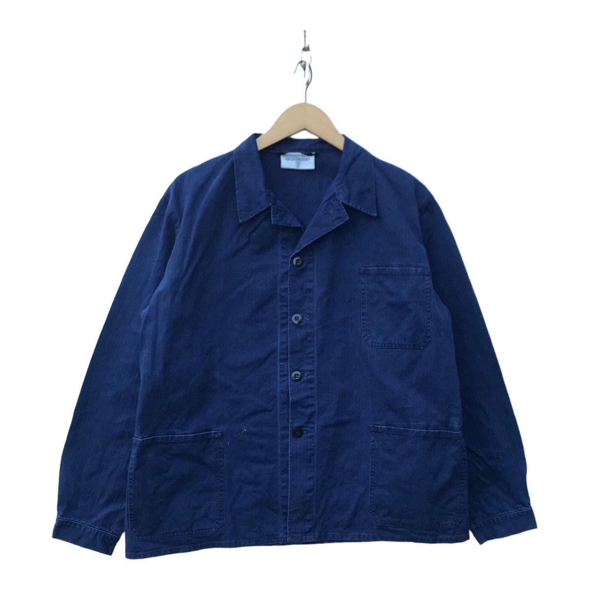Vintage Vintage Herringbone Workwear Chore Jacket Size US L / EU 52-54 / 3 - 1 Thumbnail
