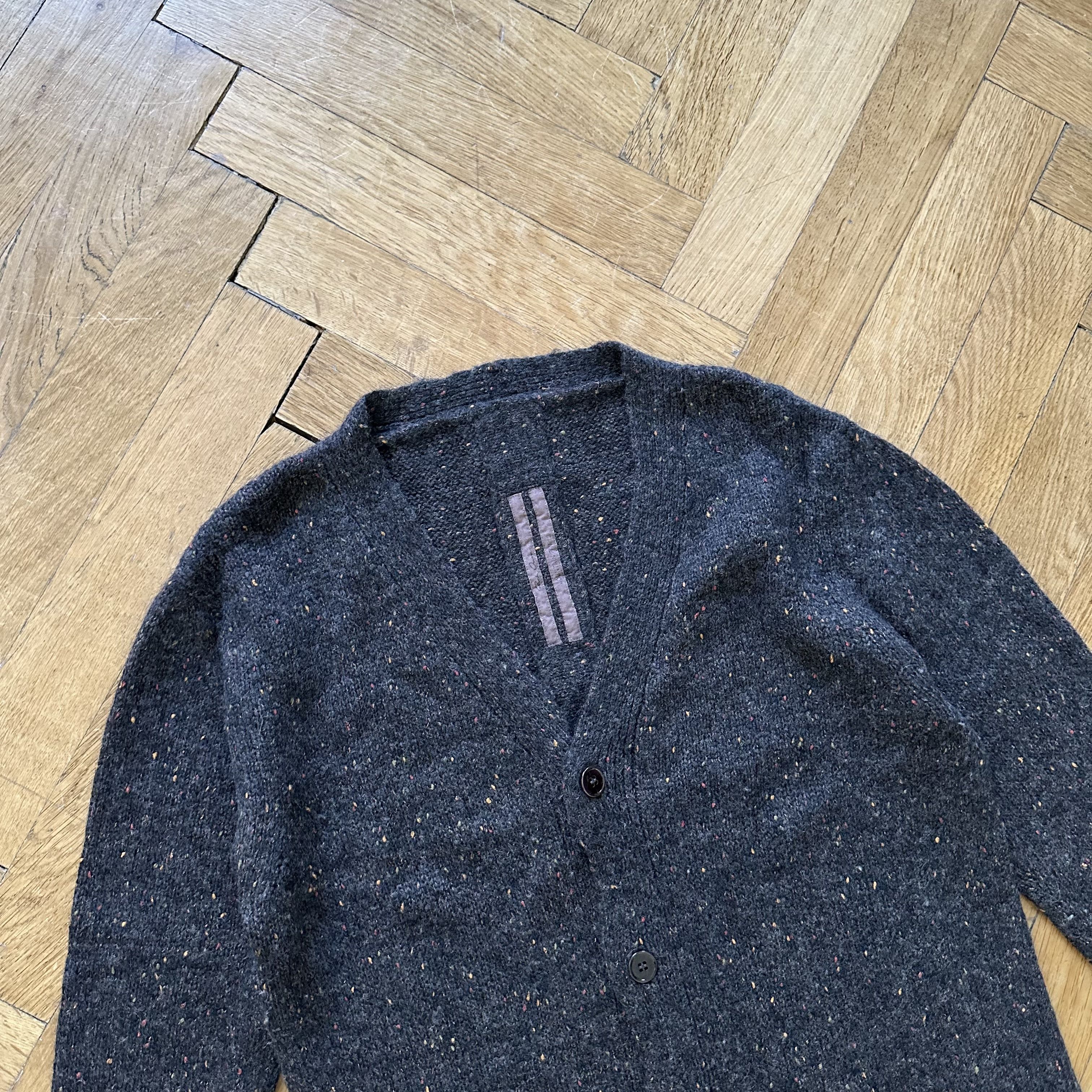 Rick Owens AW11 Speckled Oversized Cardigan Size US S / EU 44-46 / 1 - 4 Thumbnail