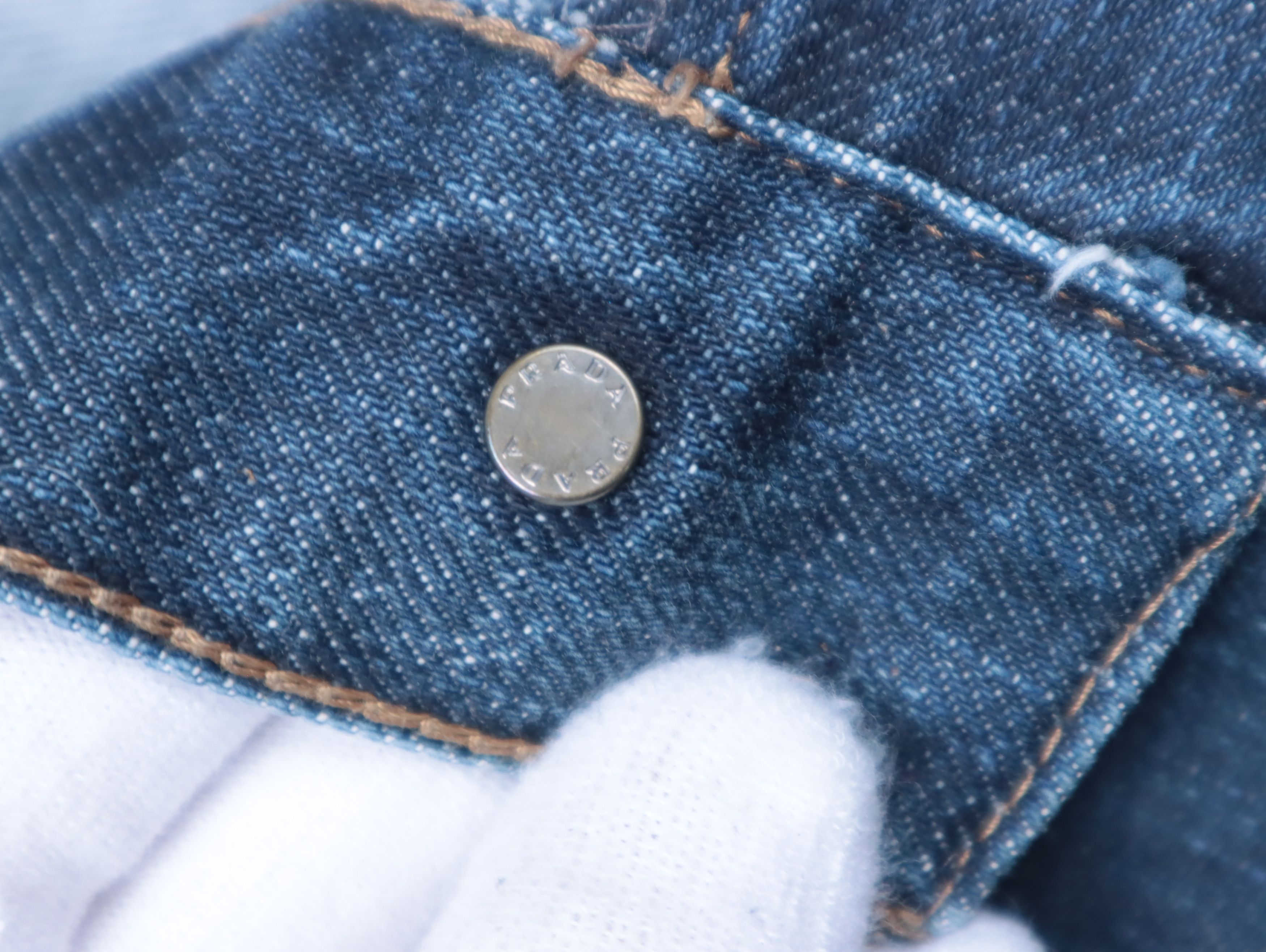 Designer × Prada Y2K Prada Raw Denim Jeans 31 Size US 31 - 14 Thumbnail