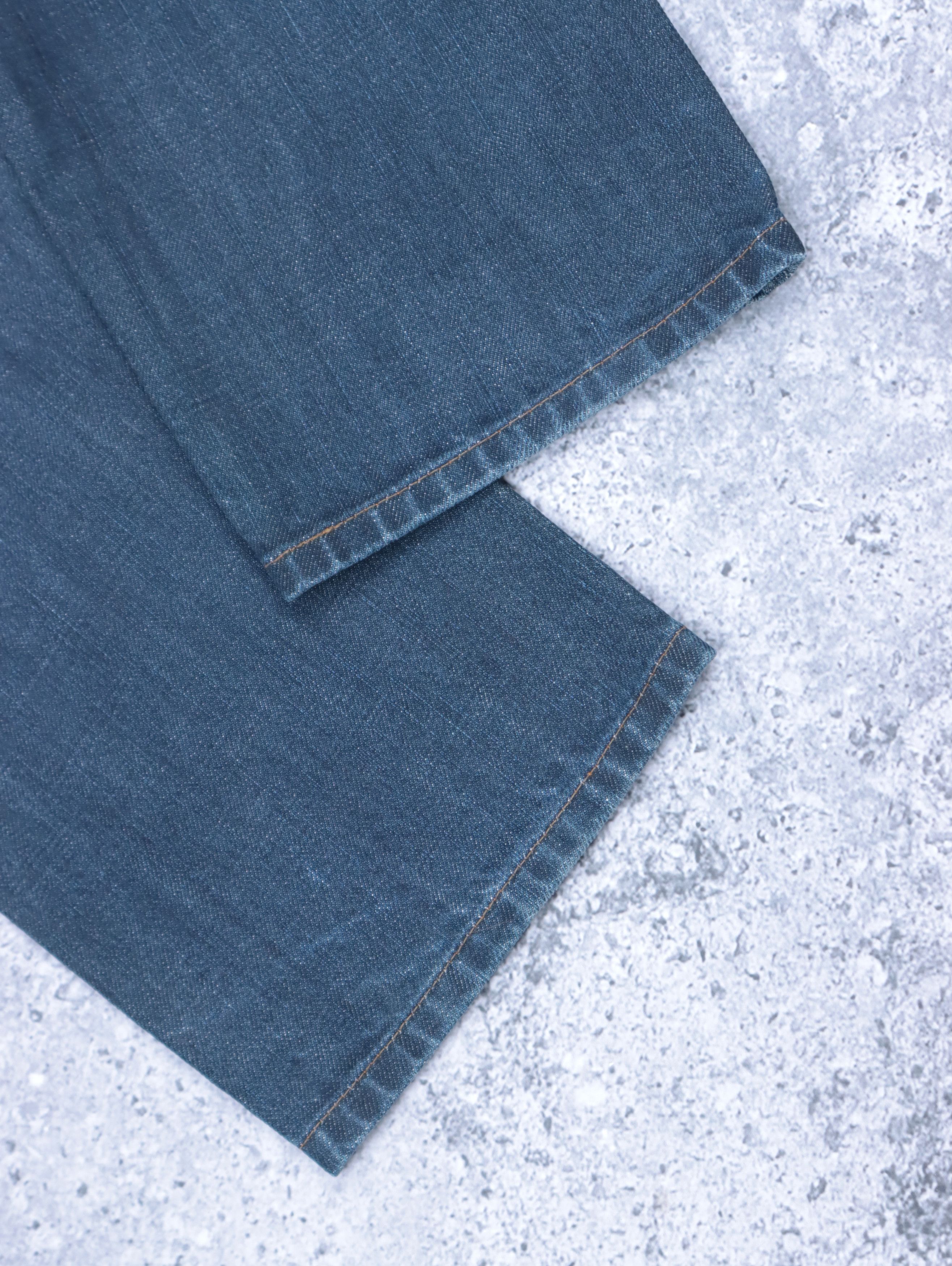 Designer × Prada Y2K Prada Raw Denim Jeans 31 Size US 31 - 11 Thumbnail