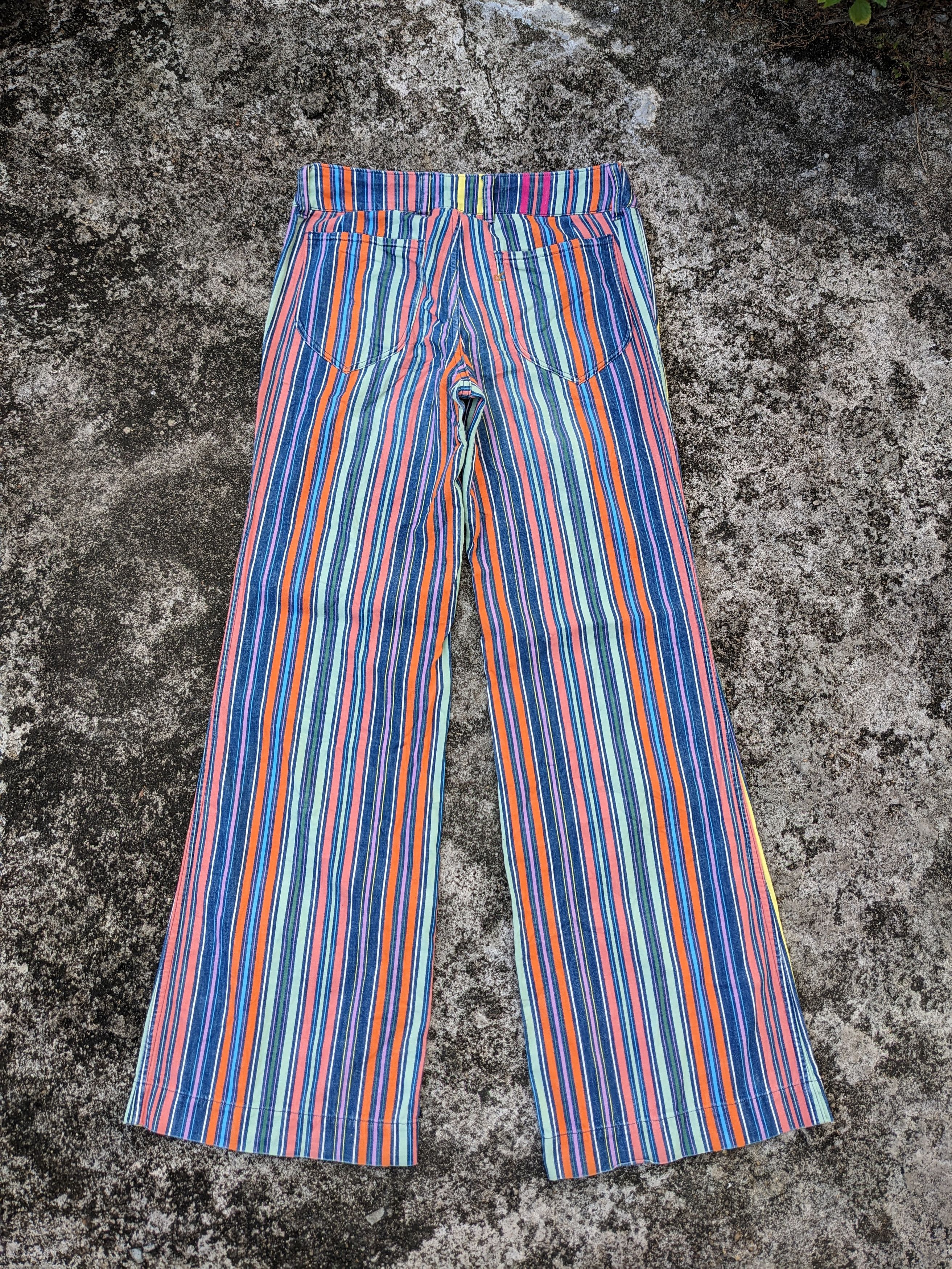 image of Flared45Rpm Multicolor Flare Pants in Mix, Women's (Size 29)