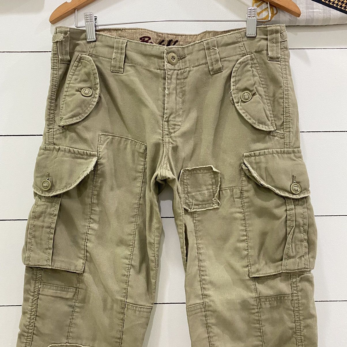 If Six Was Nine × Japanese Brand × Le Grande Bleu (L.G.B.) Back number Tactical Multi Pocket Patchwork Cargo Pants Size US 32 / EU 48 - 3 Thumbnail