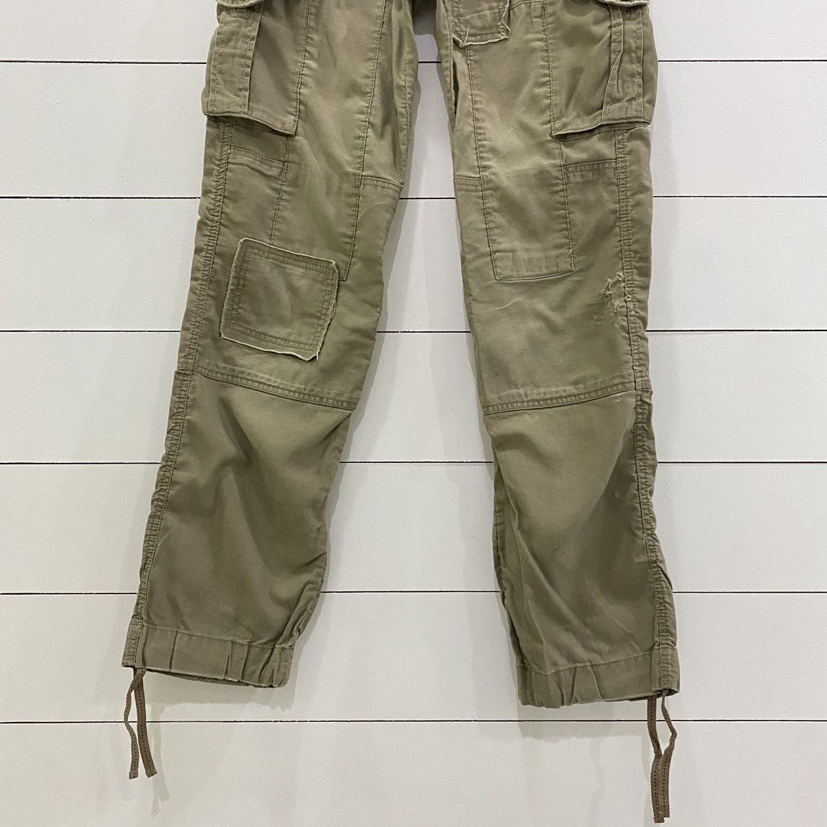 If Six Was Nine × Japanese Brand × Le Grande Bleu (L.G.B.) Back number Tactical Multi Pocket Patchwork Cargo Pants Size US 32 / EU 48 - 6 Thumbnail