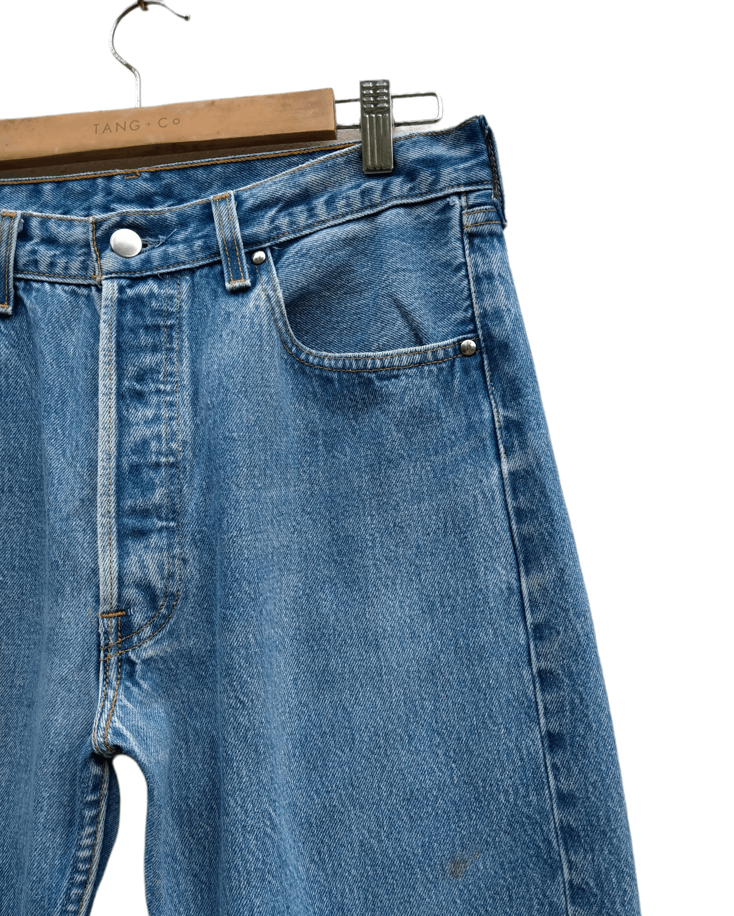 Levi's Rare Reconstructed Zipper Levis 98 501 X Fer Distressed Jean Size US 32 / EU 48 - 6 Thumbnail
