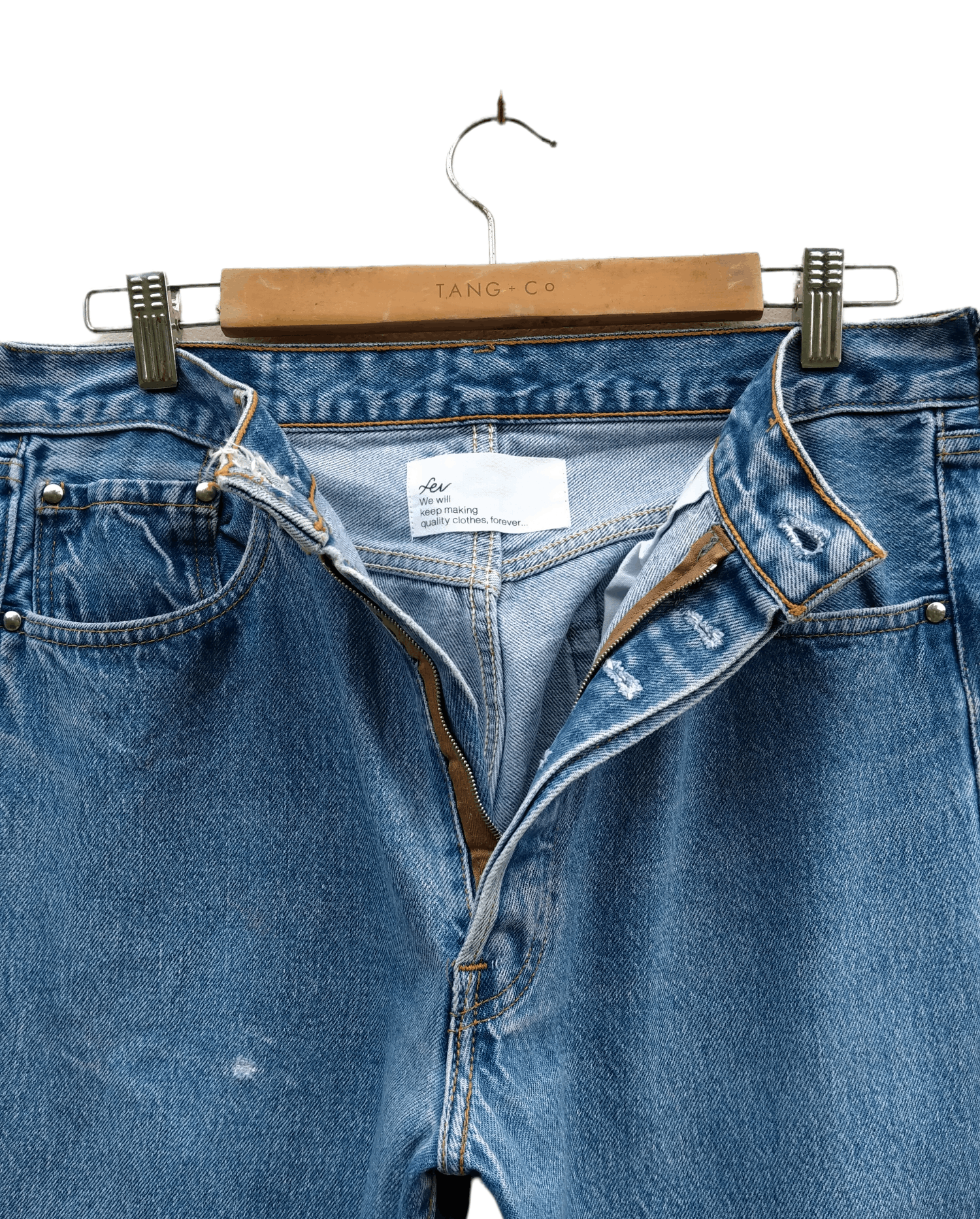 Levi's Rare Reconstructed Zipper Levis 98 501 X Fer Distressed Jean Size US 32 / EU 48 - 5 Thumbnail