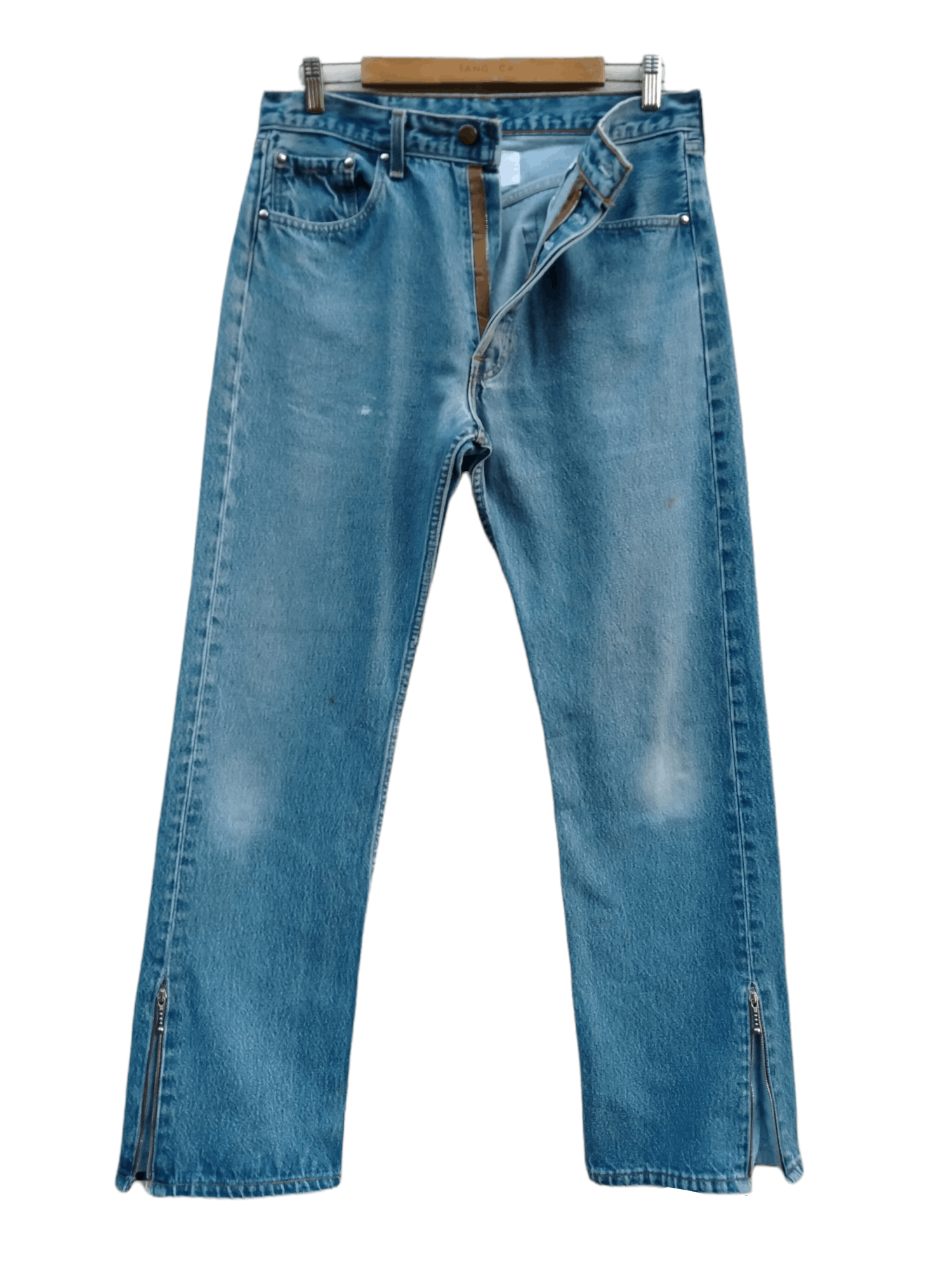 image of Levi's 1998 501 X Fer Distressed Reconstructed Zipper, Men's (Size 32)