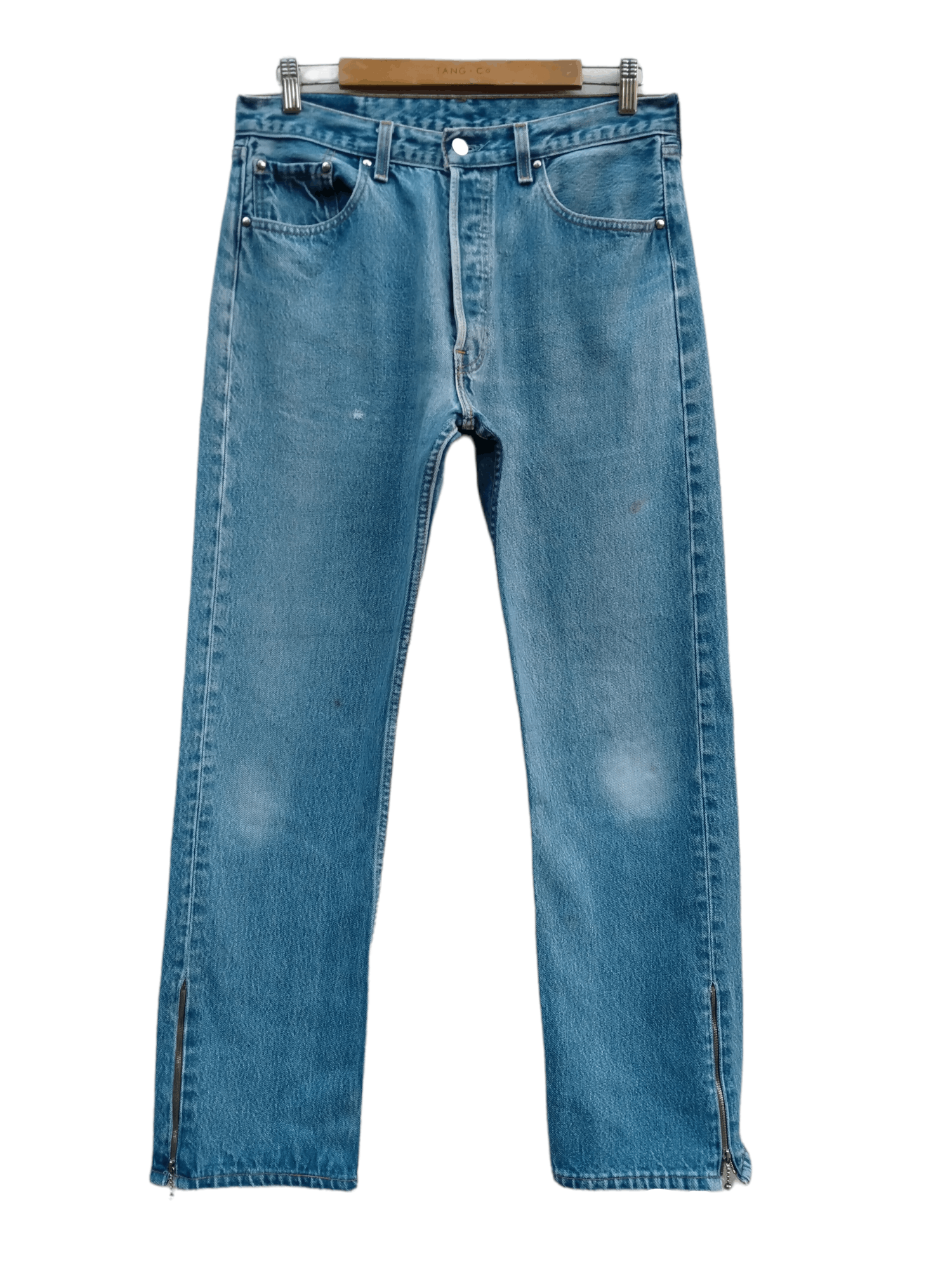 Levi's Rare Reconstructed Zipper Levis 98 501 X Fer Distressed Jean Size US 32 / EU 48 - 2 Thumbnail