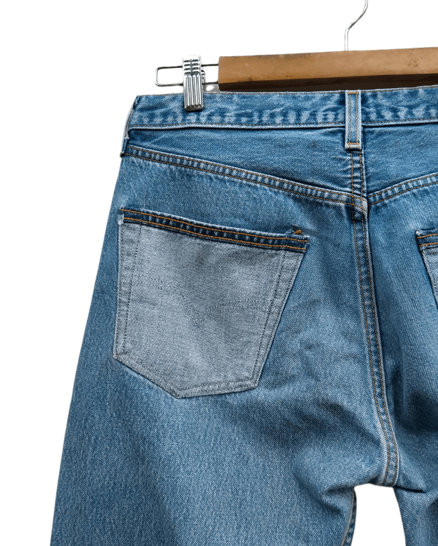 Levi's Rare Reconstructed Zipper Levis 98 501 X Fer Distressed Jean Size US 32 / EU 48 - 17 Thumbnail