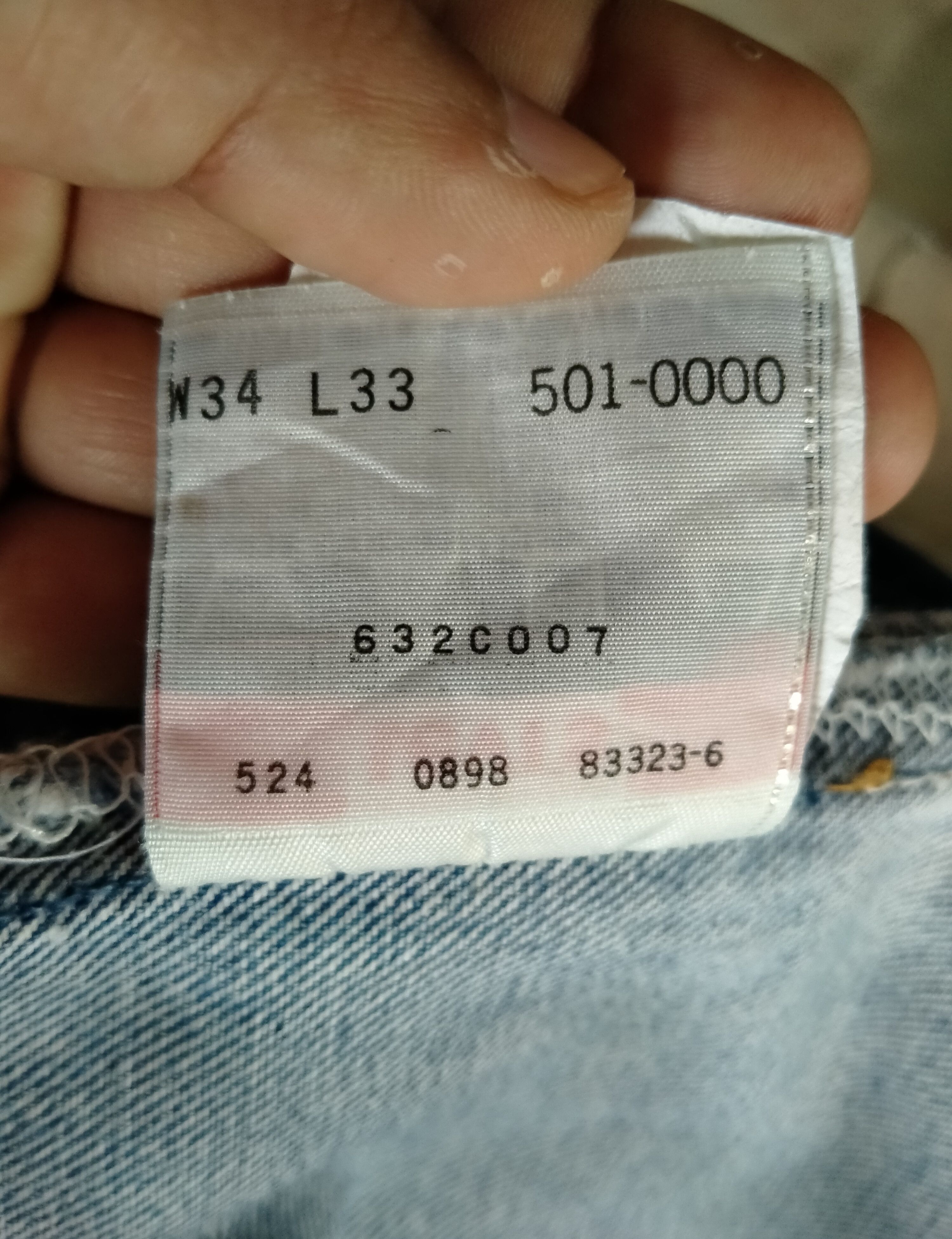 Levi's Rare Reconstructed Zipper Levis 98 501 X Fer Distressed Jean Size US 32 / EU 48 - 23 Thumbnail