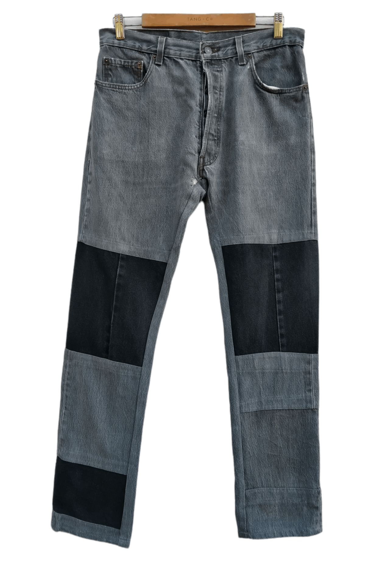 image of Levi's 501 1993 X Remake By K Reconstructed Patches, Men's (Size 32)