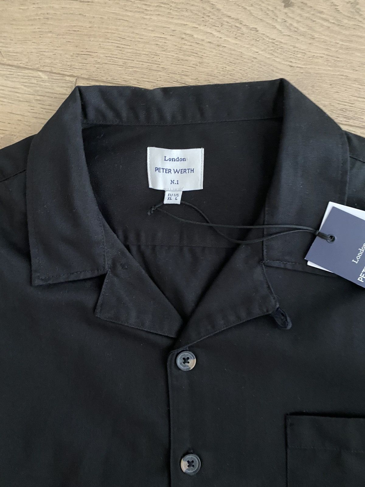 Peter Werth NWT Peter Werth workshirt shacket over shirt jacket black Size US L / EU 52-54 / 3 - 4 Thumbnail