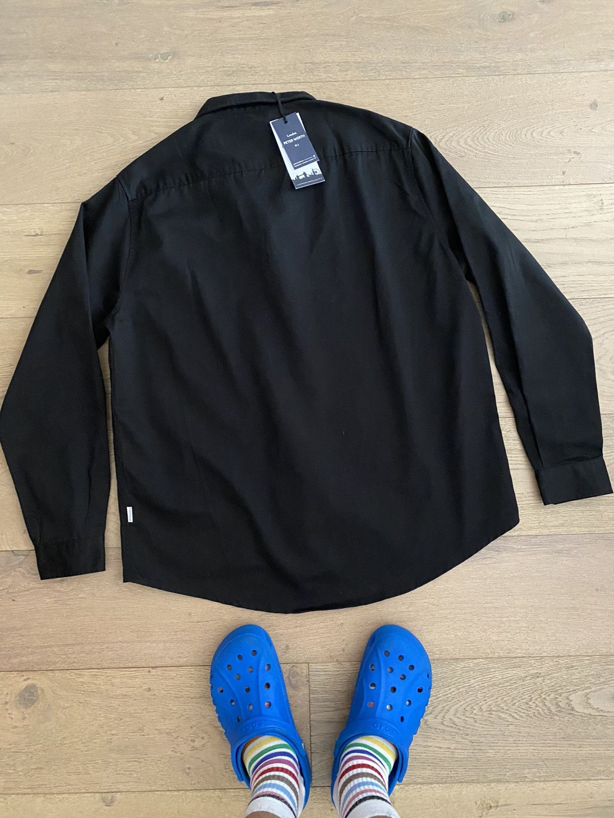Peter Werth NWT Peter Werth workshirt shacket over shirt jacket black Size US L / EU 52-54 / 3 - 2 Thumbnail