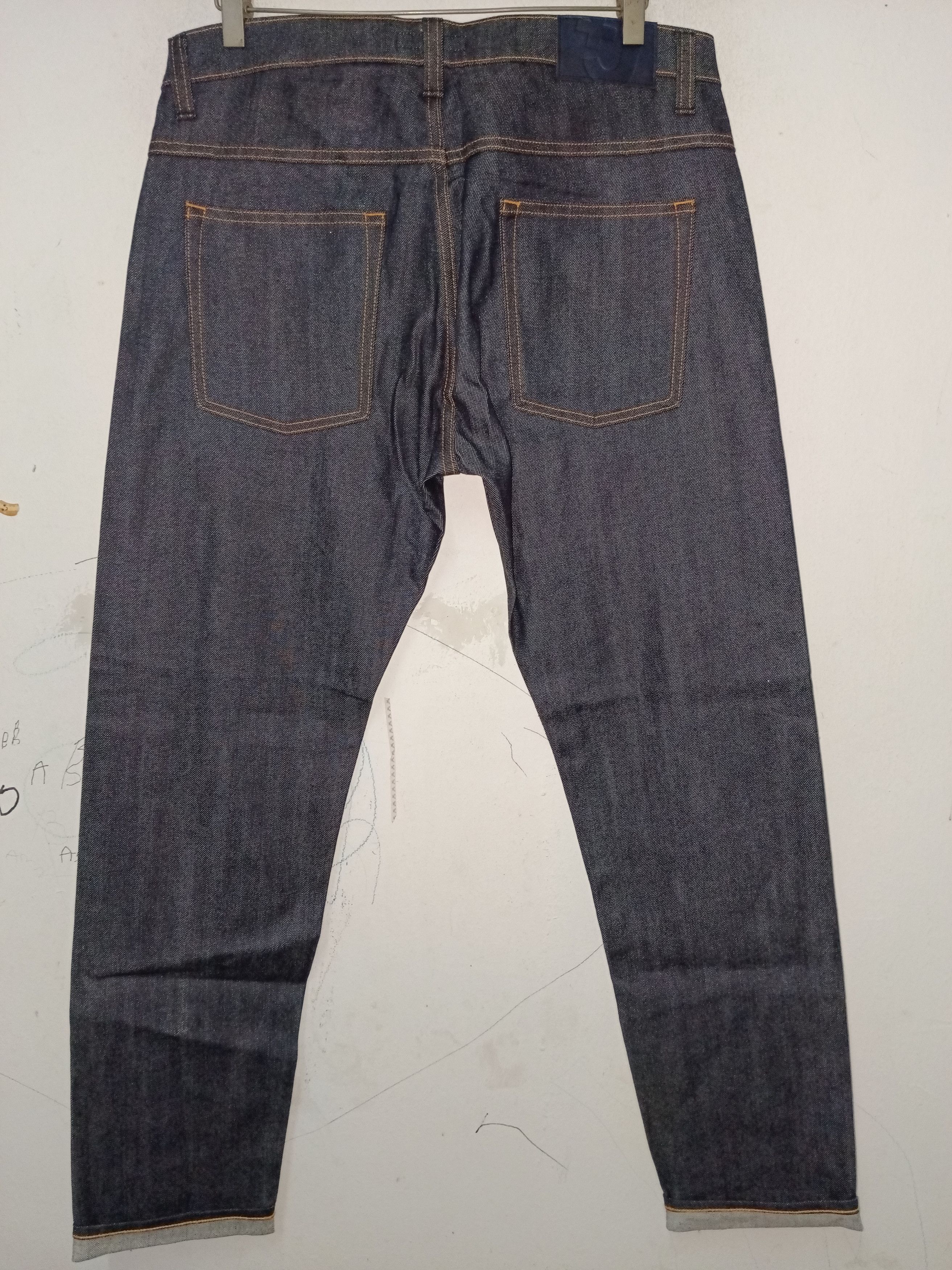 Jil Sander Rare +J Uniqlo X Jil Sander Selvedge Slim Fit Jeans Size US 35 - 5 Thumbnail