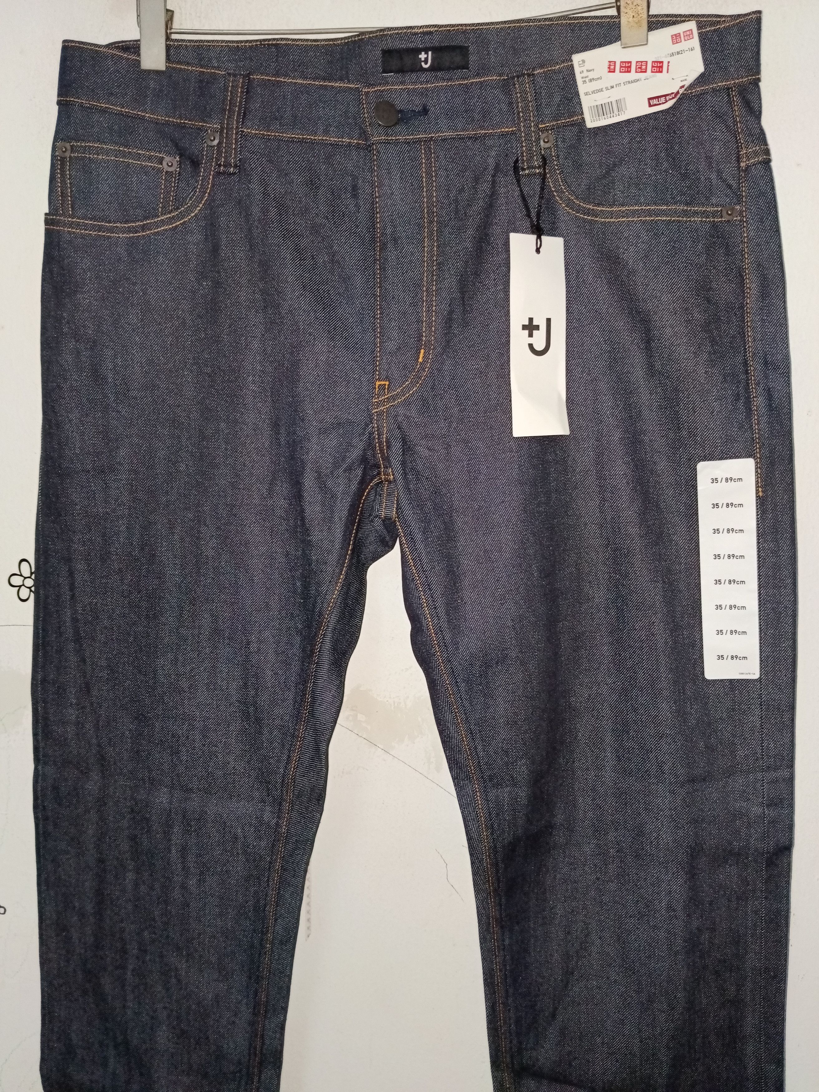 Jil Sander Rare +J Uniqlo X Jil Sander Selvedge Slim Fit Jeans Size US 35 - 3 Thumbnail