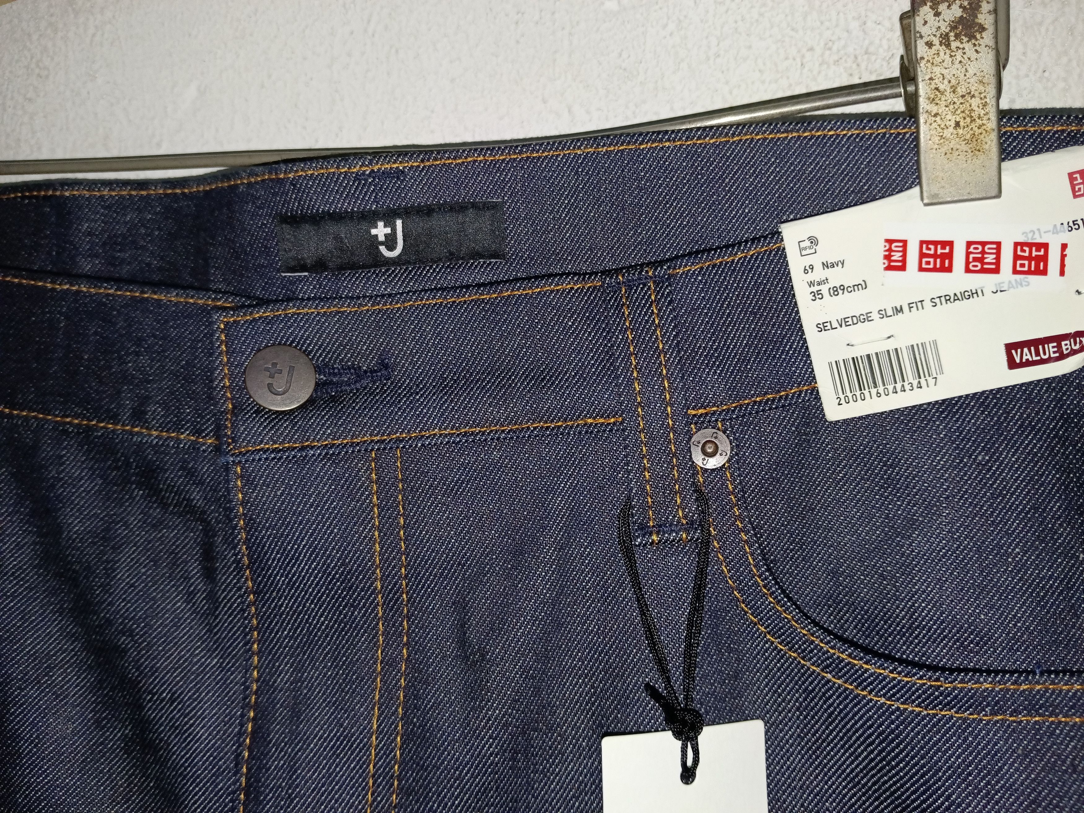 Jil Sander Rare +J Uniqlo X Jil Sander Selvedge Slim Fit Jeans Size US 35 - 4 Thumbnail