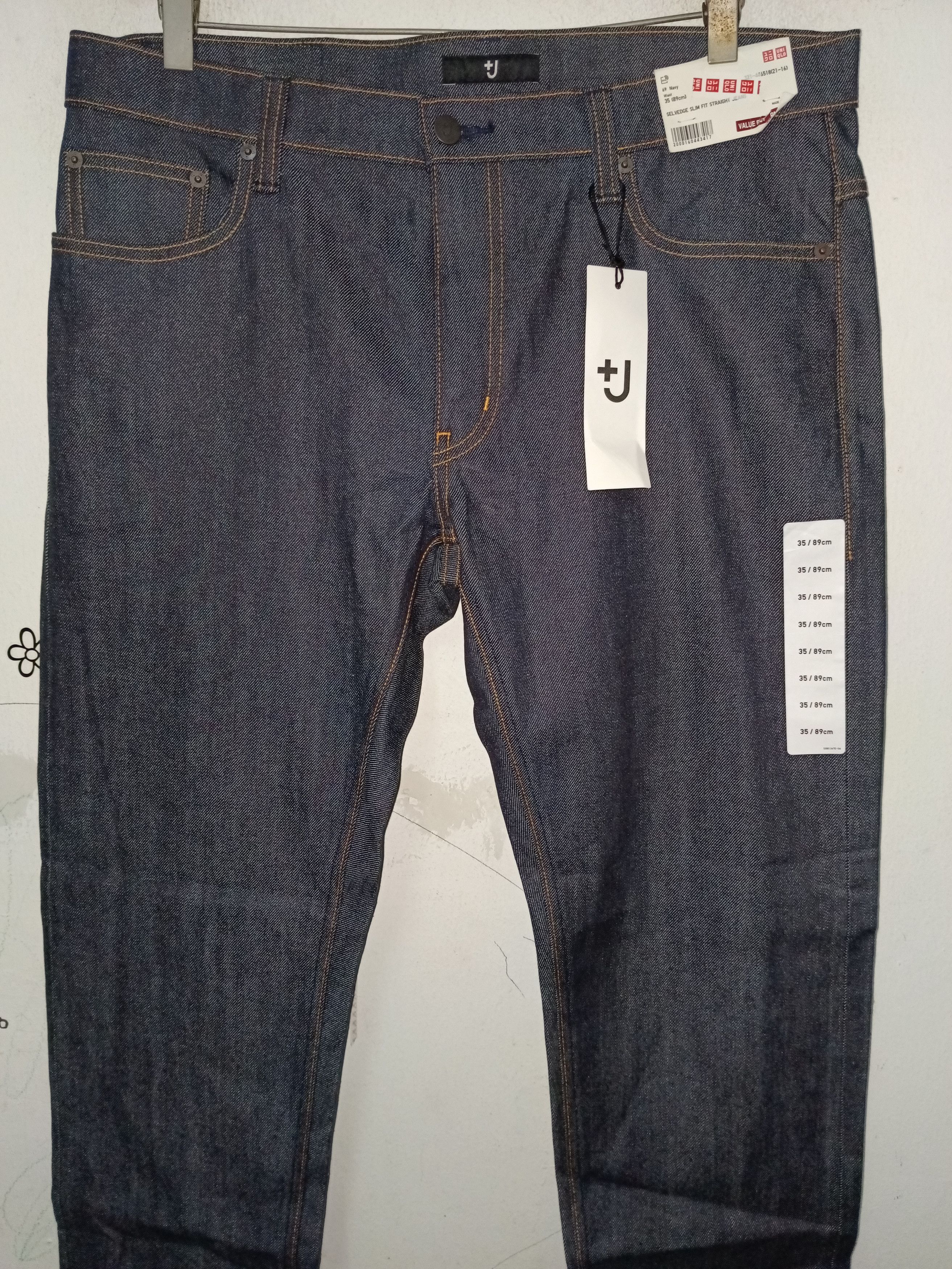 Jil Sander Rare +J Uniqlo X Jil Sander Selvedge Slim Fit Jeans Size US 35 - 2 Thumbnail