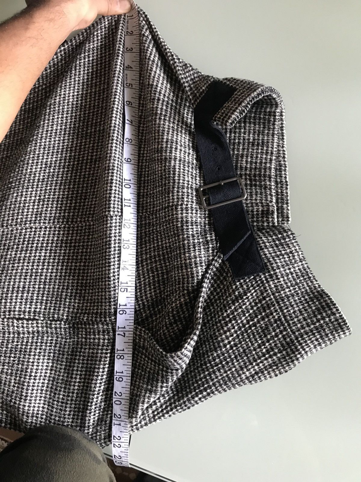 Issey Miyake Vintage Issey Miyake PermanenteTweed Stretchable Midi Skirt Size 29" - 19 Thumbnail