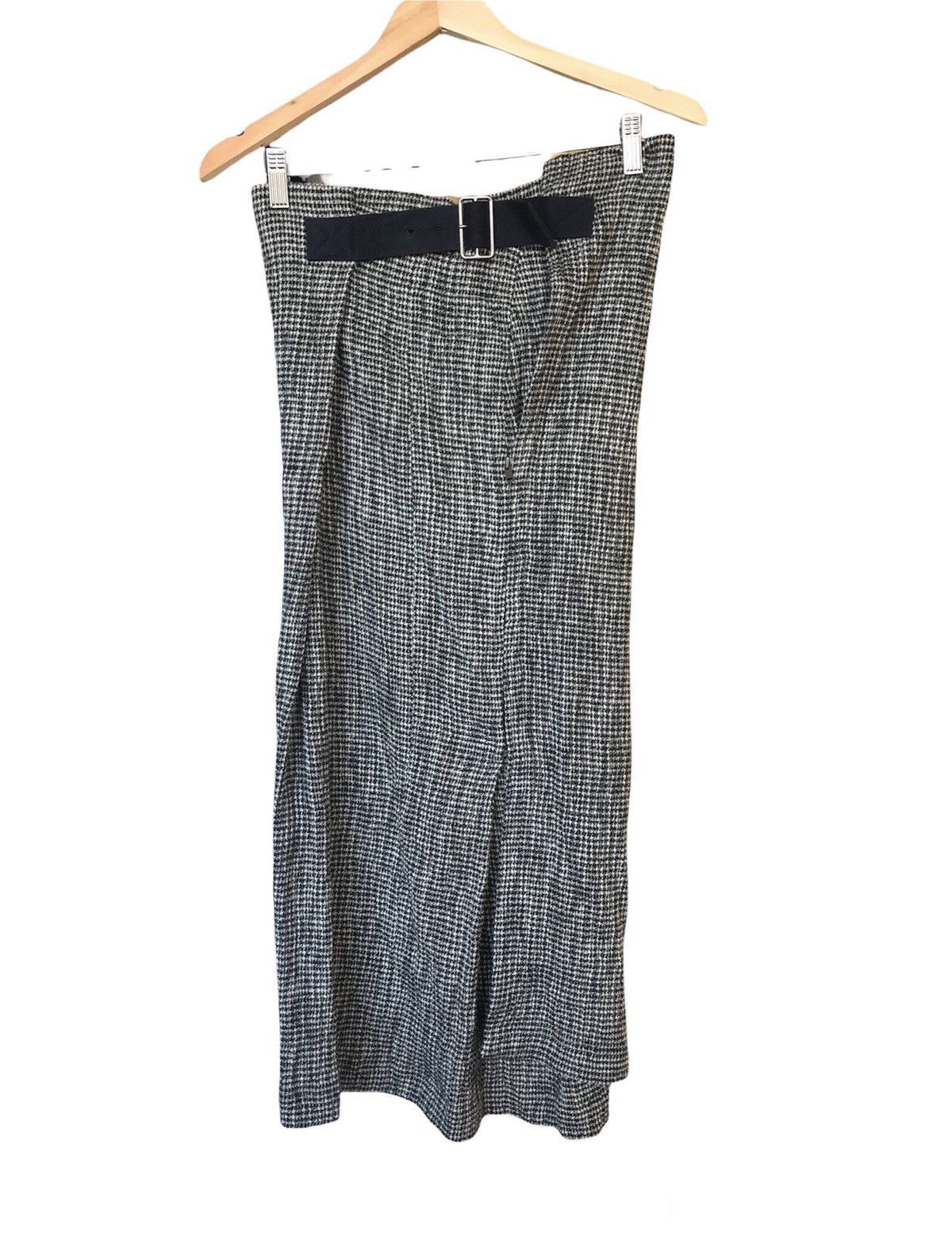 Issey Miyake Vintage Issey Miyake PermanenteTweed Stretchable Midi Skirt Size 29" - 1 Thumbnail
