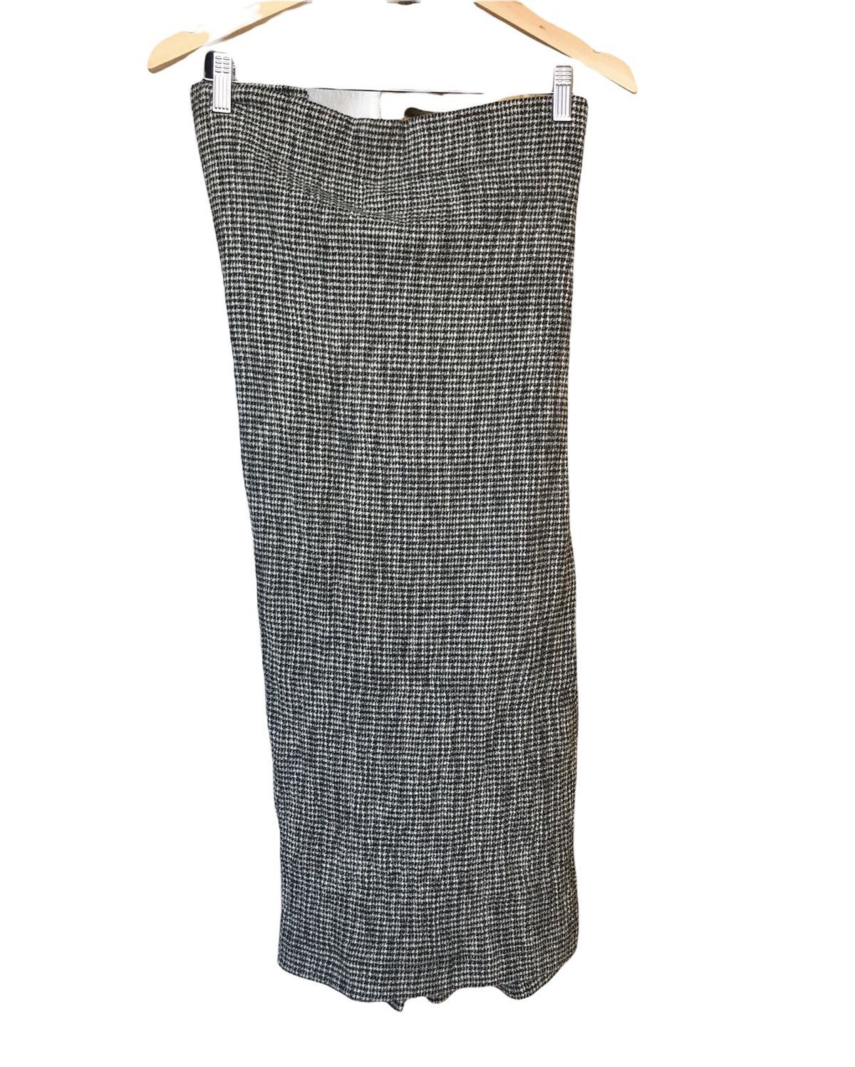 Issey Miyake Vintage Issey Miyake PermanenteTweed Stretchable Midi Skirt Size 29" - 2 Thumbnail