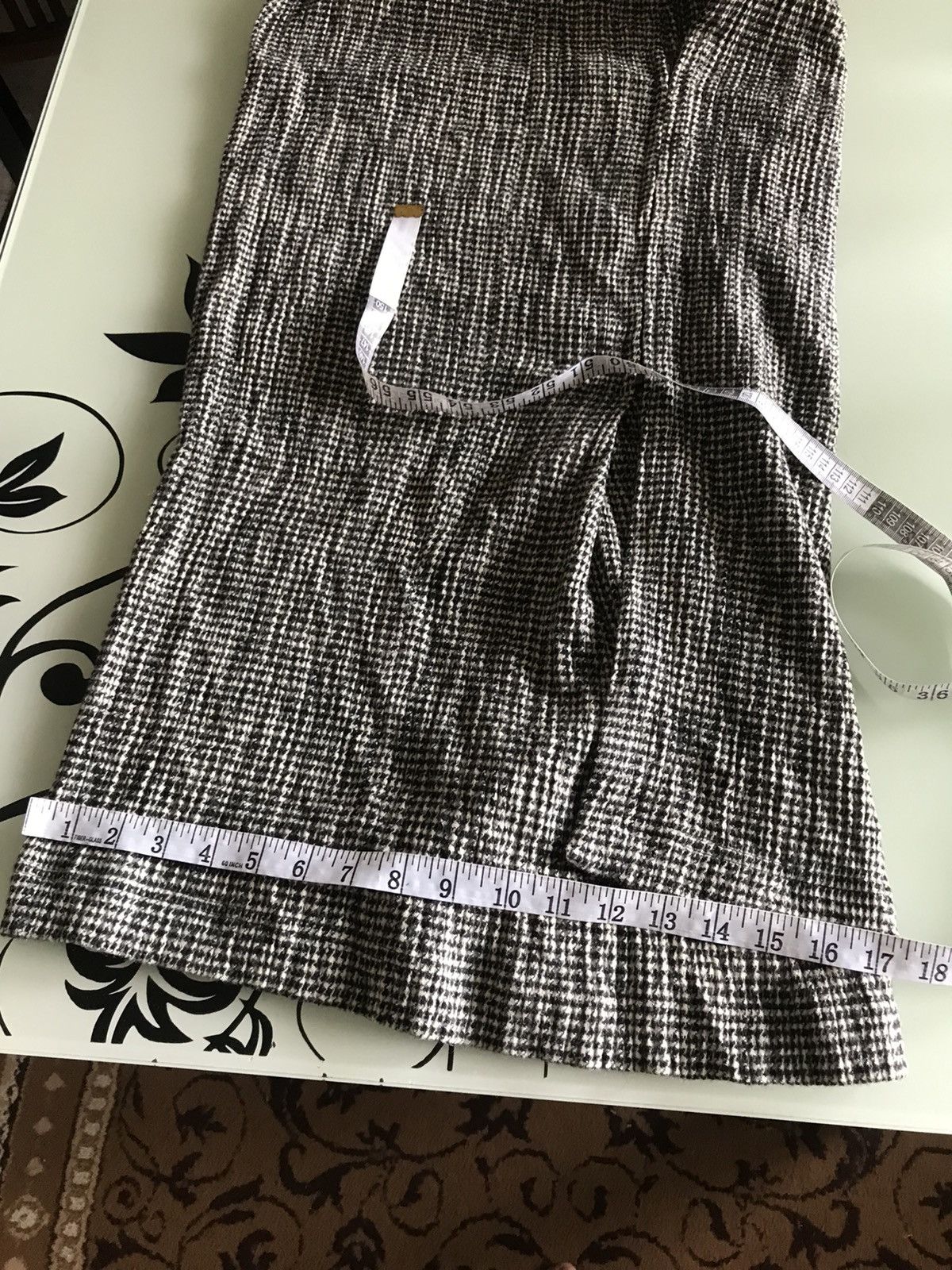 Issey Miyake Vintage Issey Miyake PermanenteTweed Stretchable Midi Skirt Size 29" - 21 Thumbnail