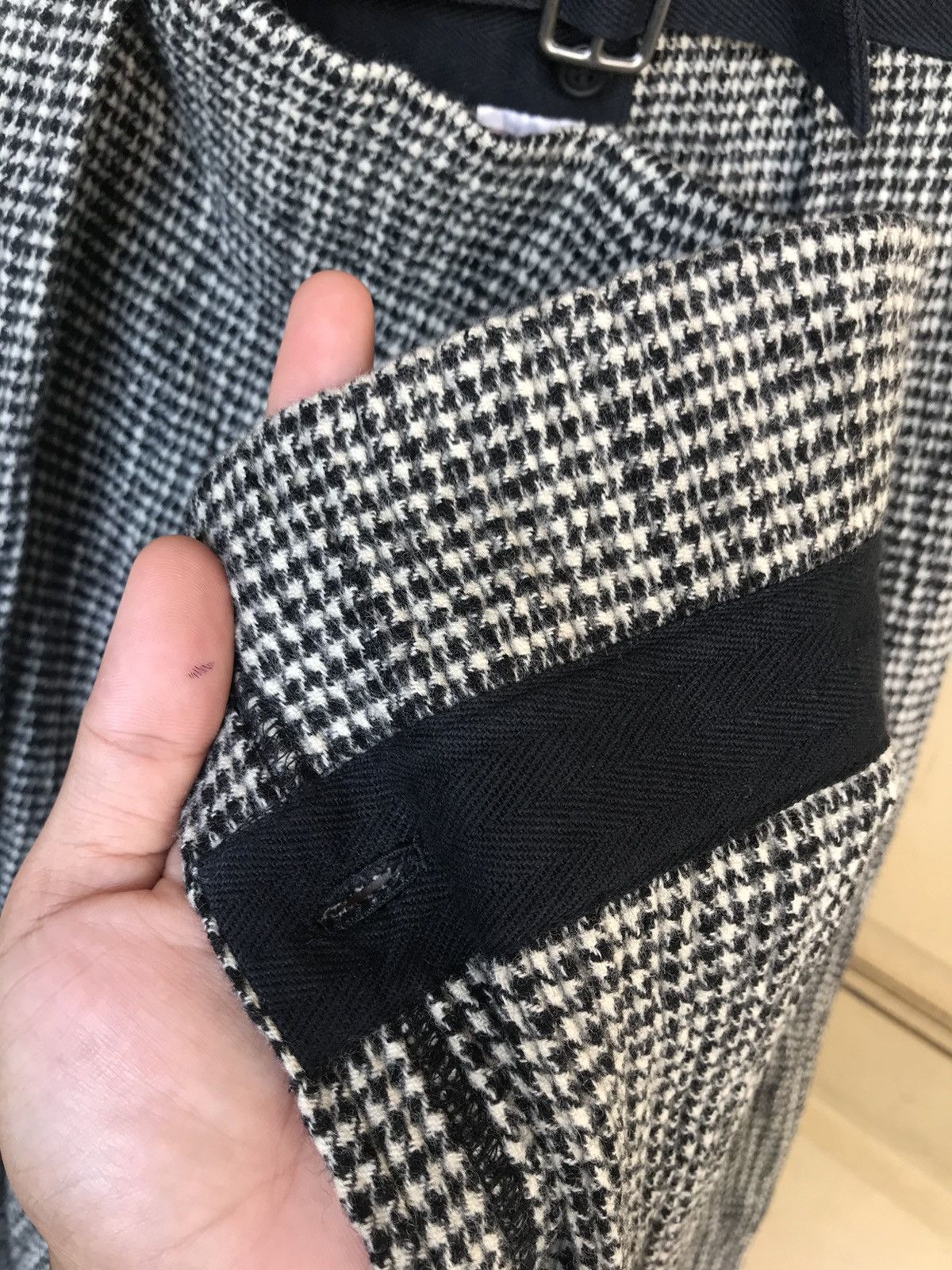 Issey Miyake Vintage Issey Miyake PermanenteTweed Stretchable Midi Skirt Size 29" - 15 Thumbnail