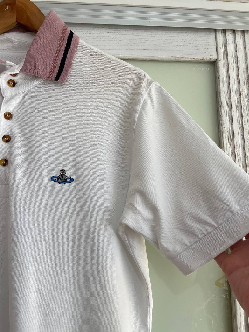 Vivienne Westwood Vivienne Westwood White Polo T-shirt Size US XL / EU 56 / 4 - 5 Thumbnail