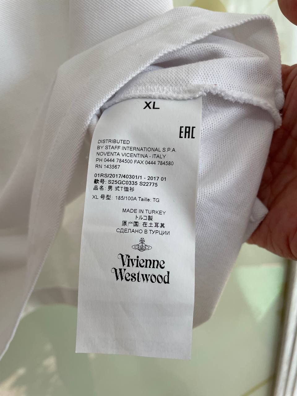 Vivienne Westwood Vivienne Westwood White Polo T-shirt Size US XL / EU 56 / 4 - 8 Thumbnail