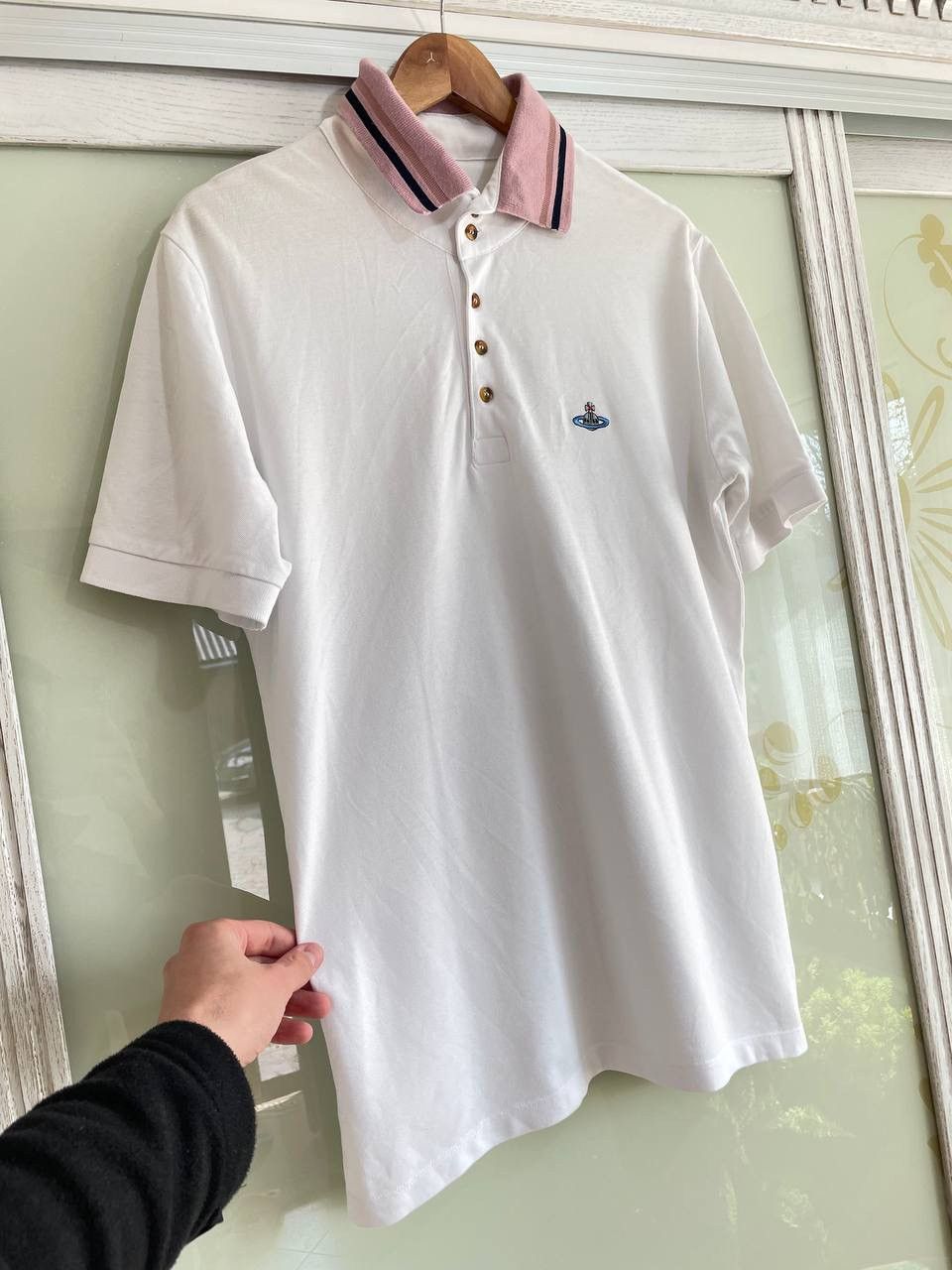 Vivienne Westwood Vivienne Westwood White Polo T-shirt Size US XL / EU 56 / 4 - 2 Thumbnail