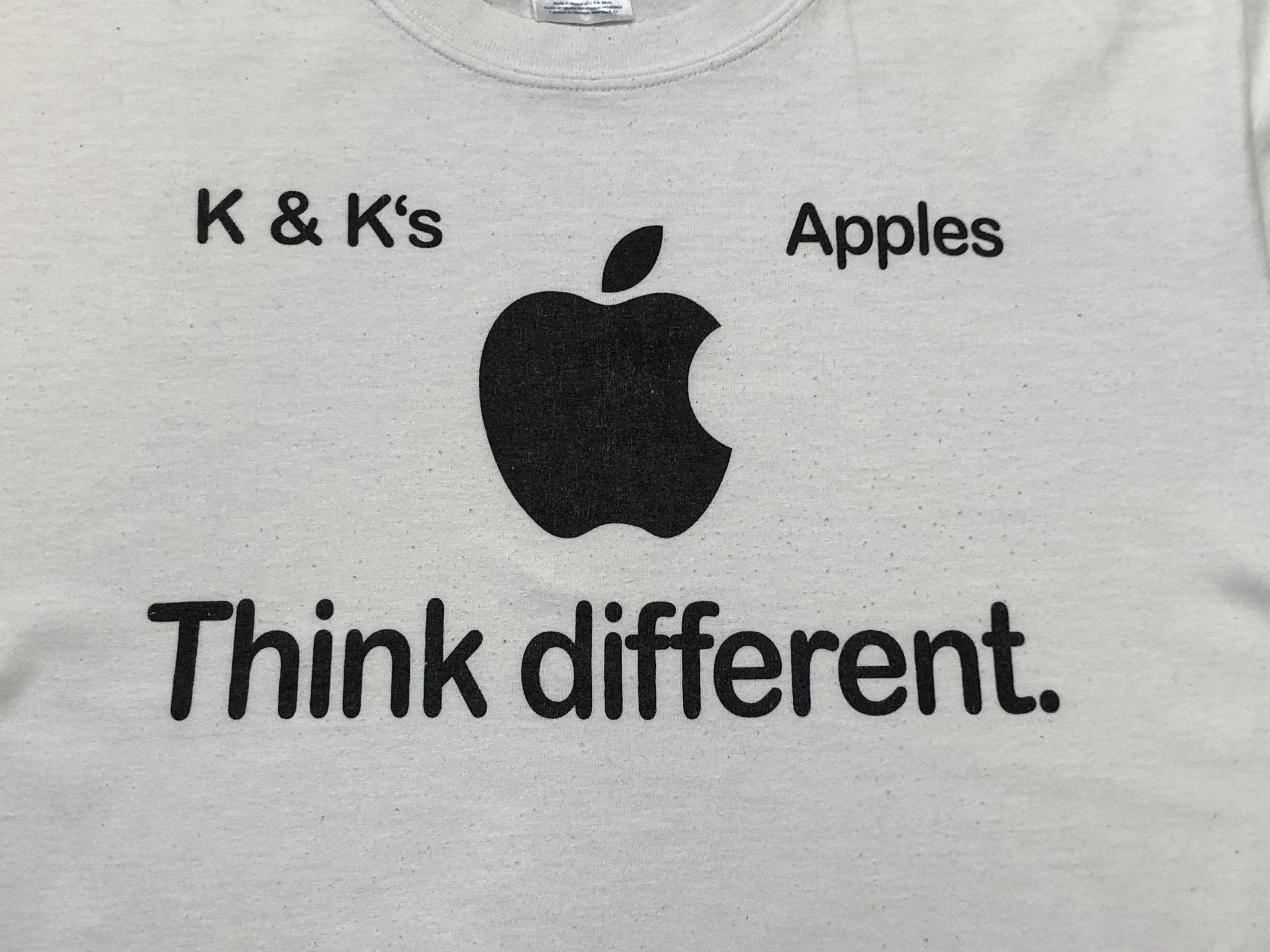 Apple × Vintage Vintage Apple Tee Shirt Jersey Think Different Rare Y2K Hype Size US M / EU 48-50 / 2 - 3 Thumbnail