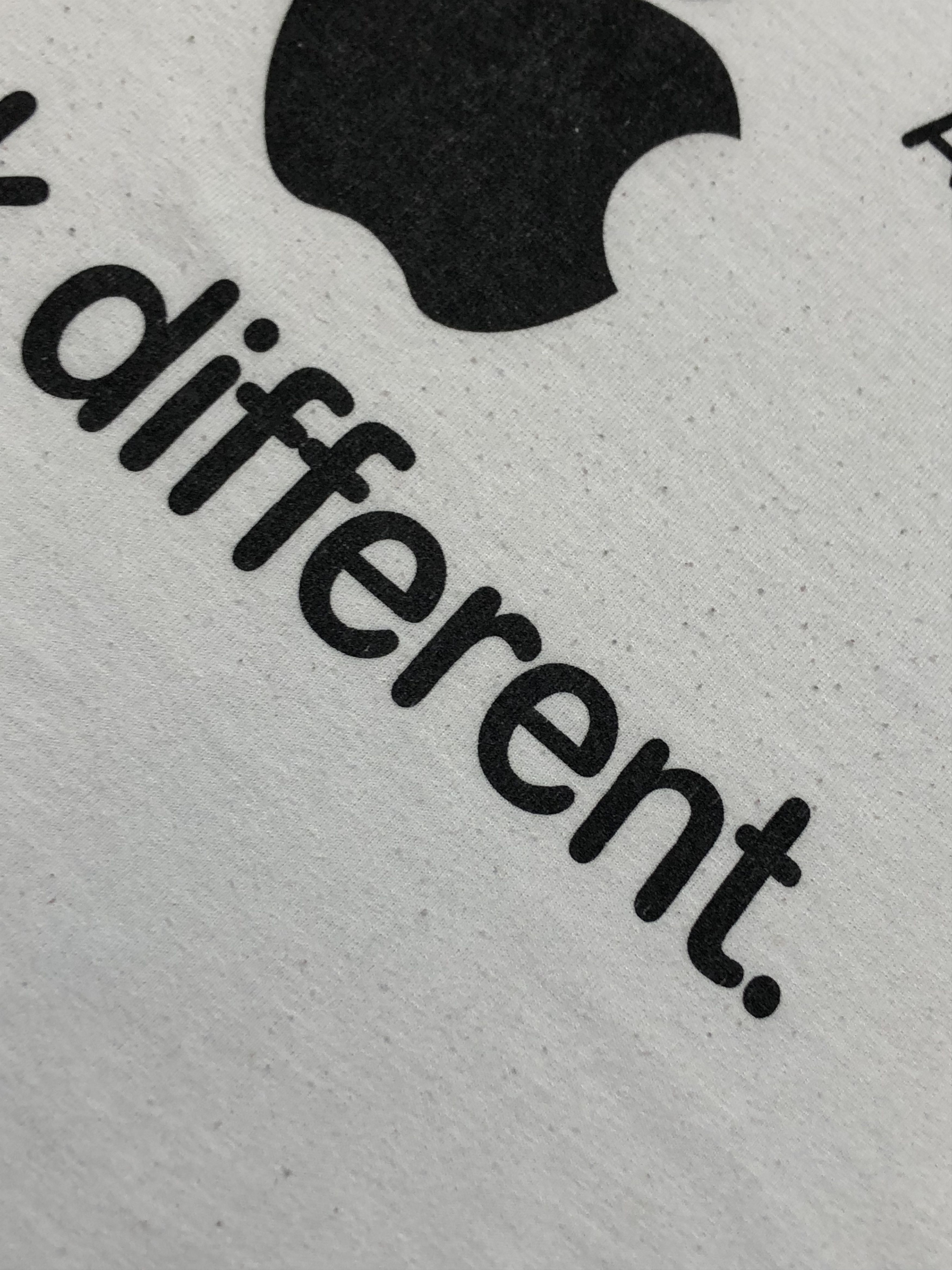 Apple × Vintage Vintage Apple Tee Shirt Jersey Think Different Rare Y2K Hype Size US M / EU 48-50 / 2 - 8 Thumbnail