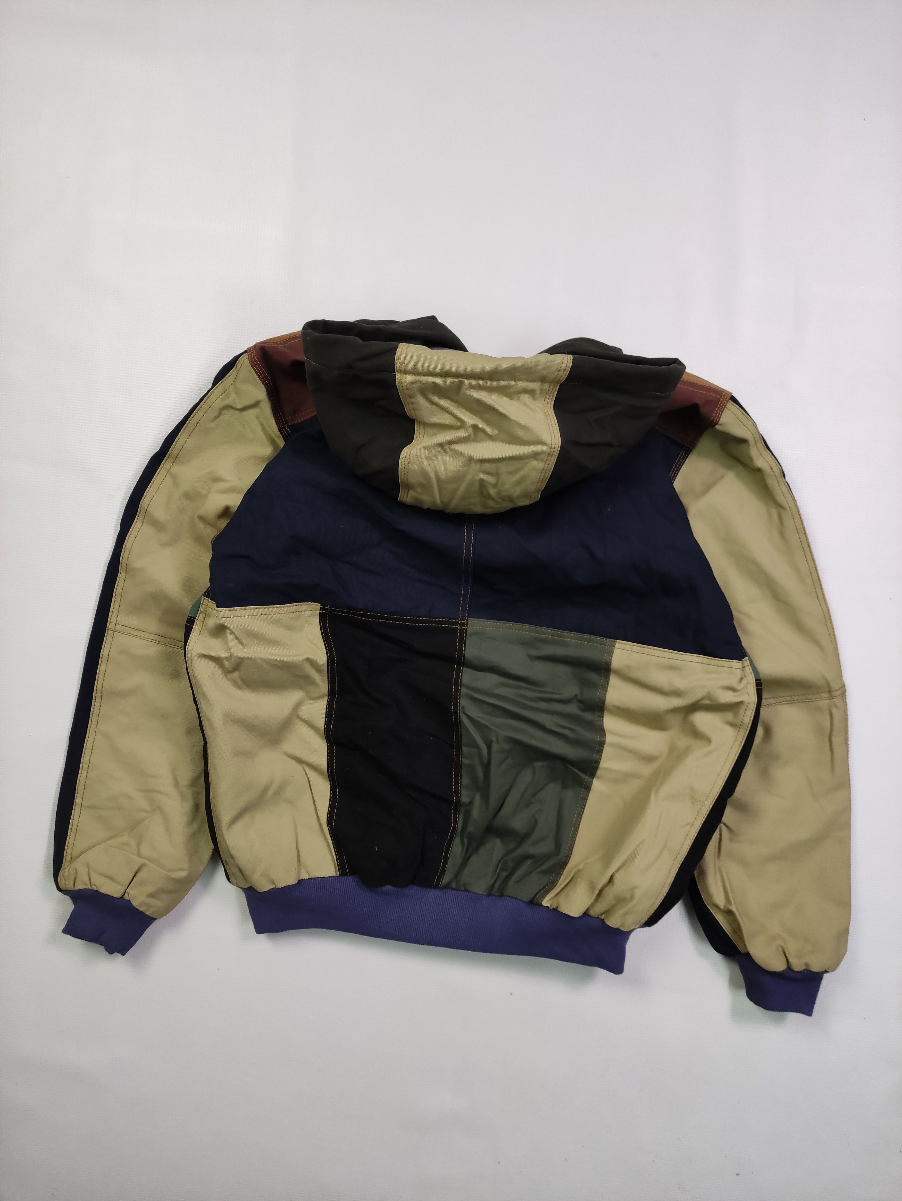 Carhartt × Custom × Vintage Custom reworked patchwork Carhartt active jacket  | Grailed