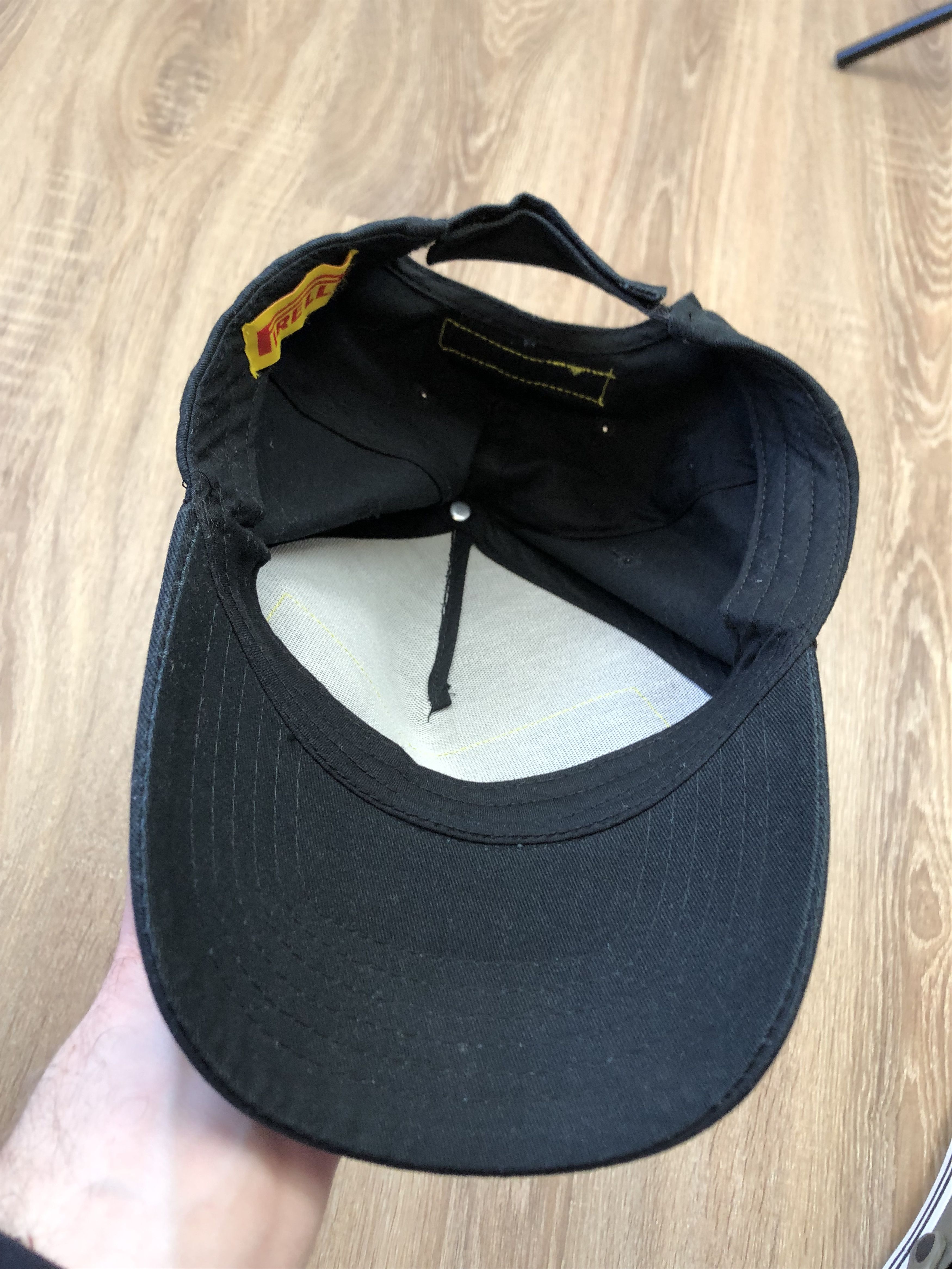 Pirelli × Vintage Pirelli F1 Racing Hat Cap Authentic Black Gold Rare Ferrari Size ONE SIZE - 5 Thumbnail