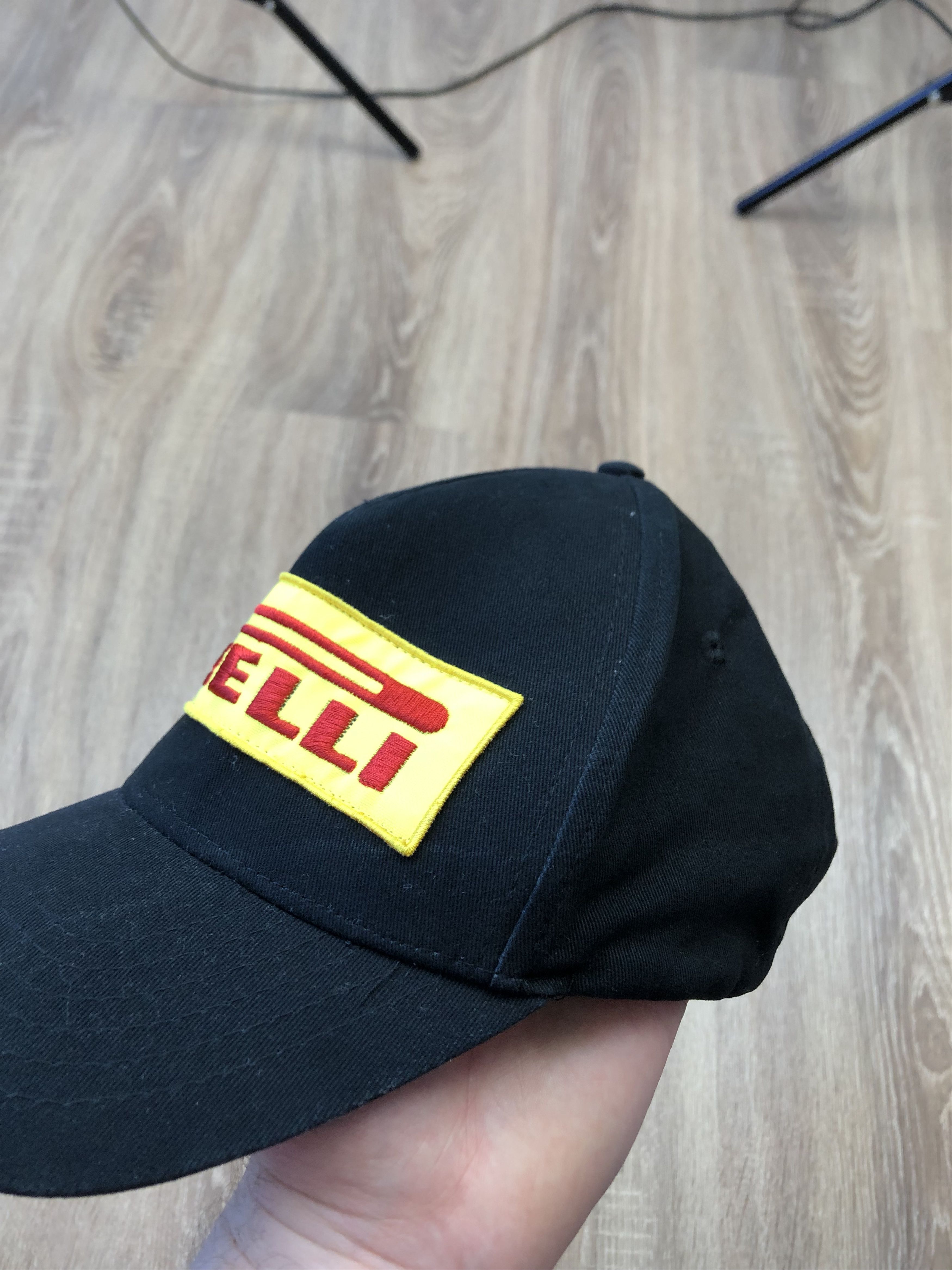 Pirelli × Vintage Pirelli F1 Racing Hat Cap Authentic Black Gold Rare Ferrari Size ONE SIZE - 3 Thumbnail