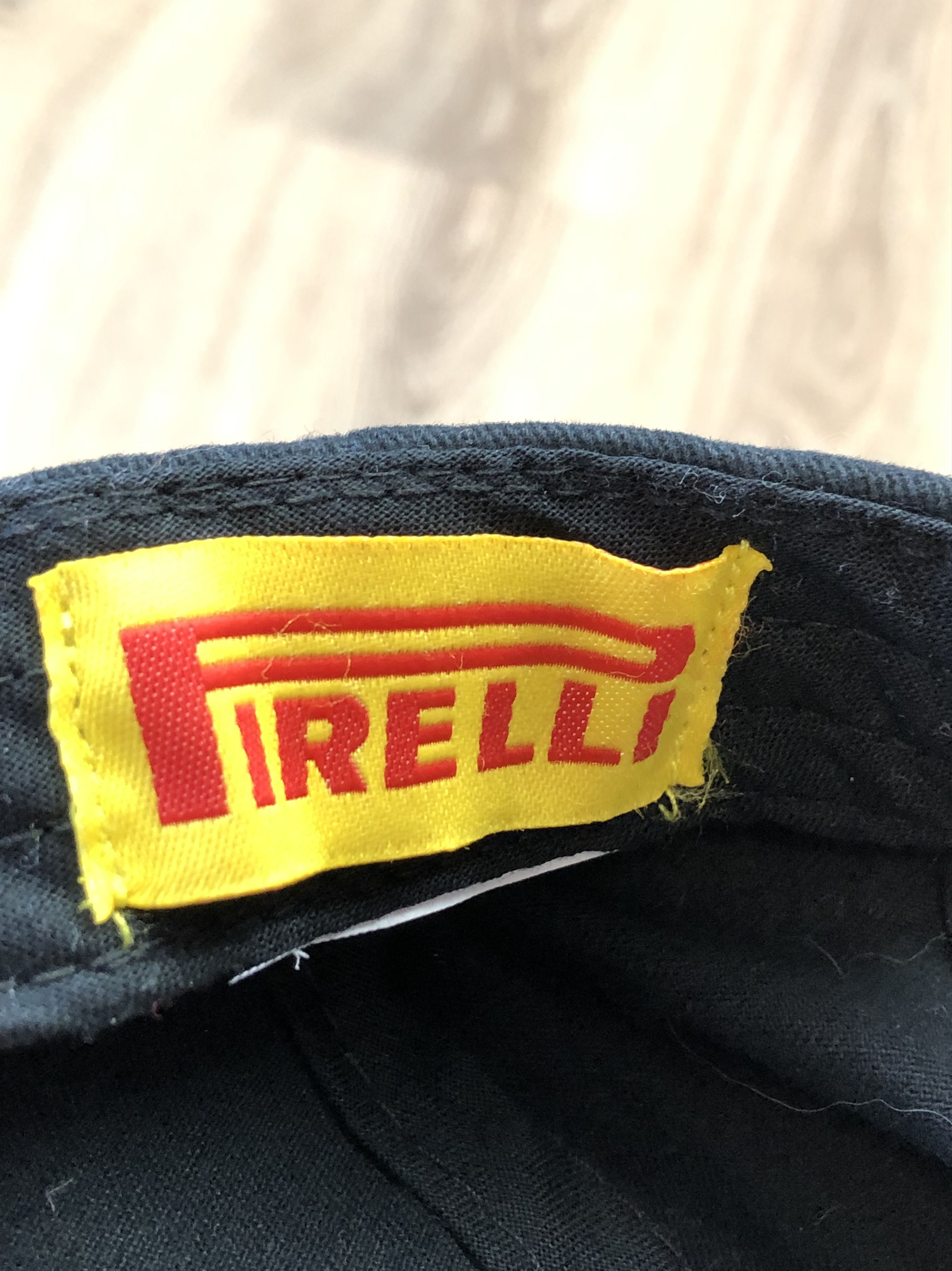 Pirelli × Vintage Pirelli F1 Racing Hat Cap Authentic Black Gold Rare Ferrari Size ONE SIZE - 6 Thumbnail