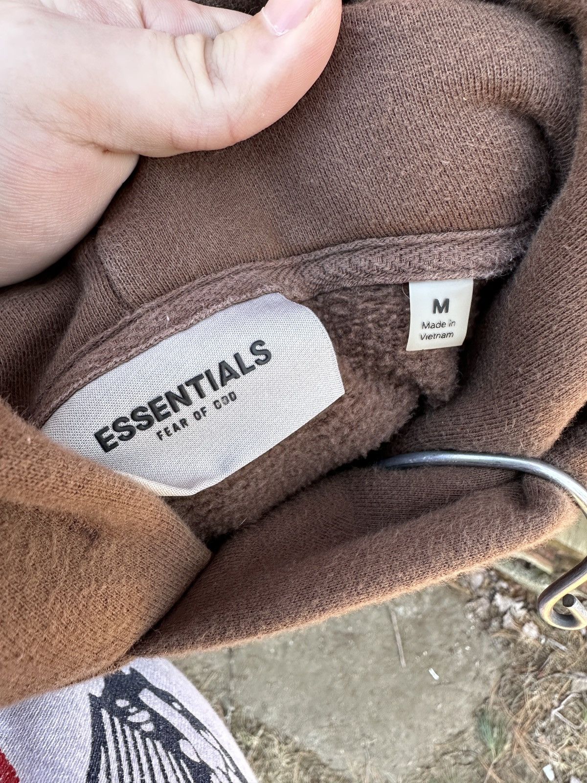 Essentials FOG Essentials SSENSE Exclusive Brown Logo Hoodie Size US M / EU 48-50 / 2 - 6 Thumbnail