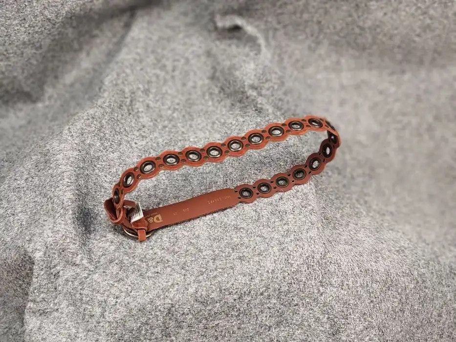 Dolce & Gabbana Vintage 90's Dolce & Gabbana Perforations Leather Belt Size ONE SIZE - 5 Thumbnail
